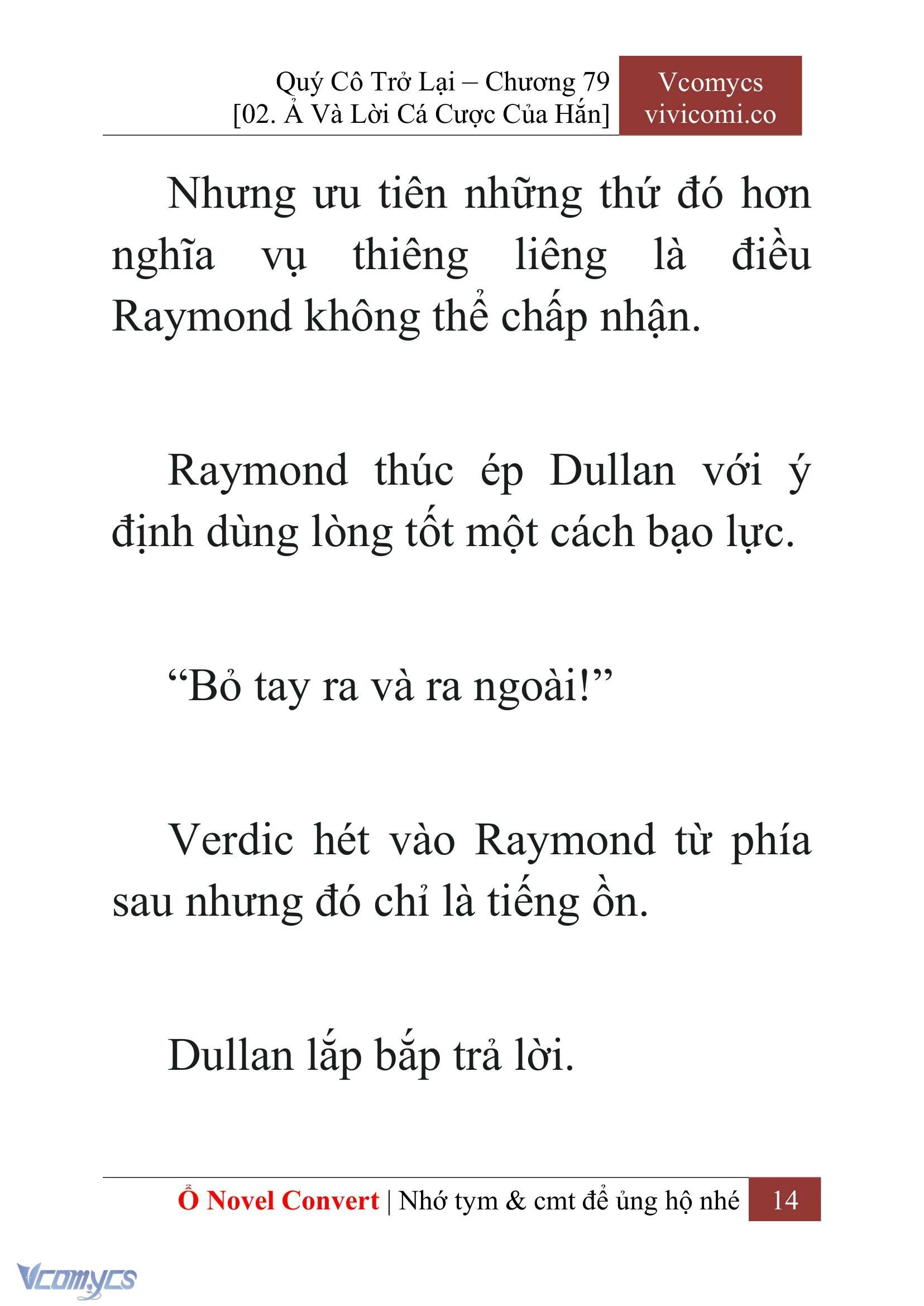 [Novel] Quý Cô Trở Lại Chapter  79 - 16