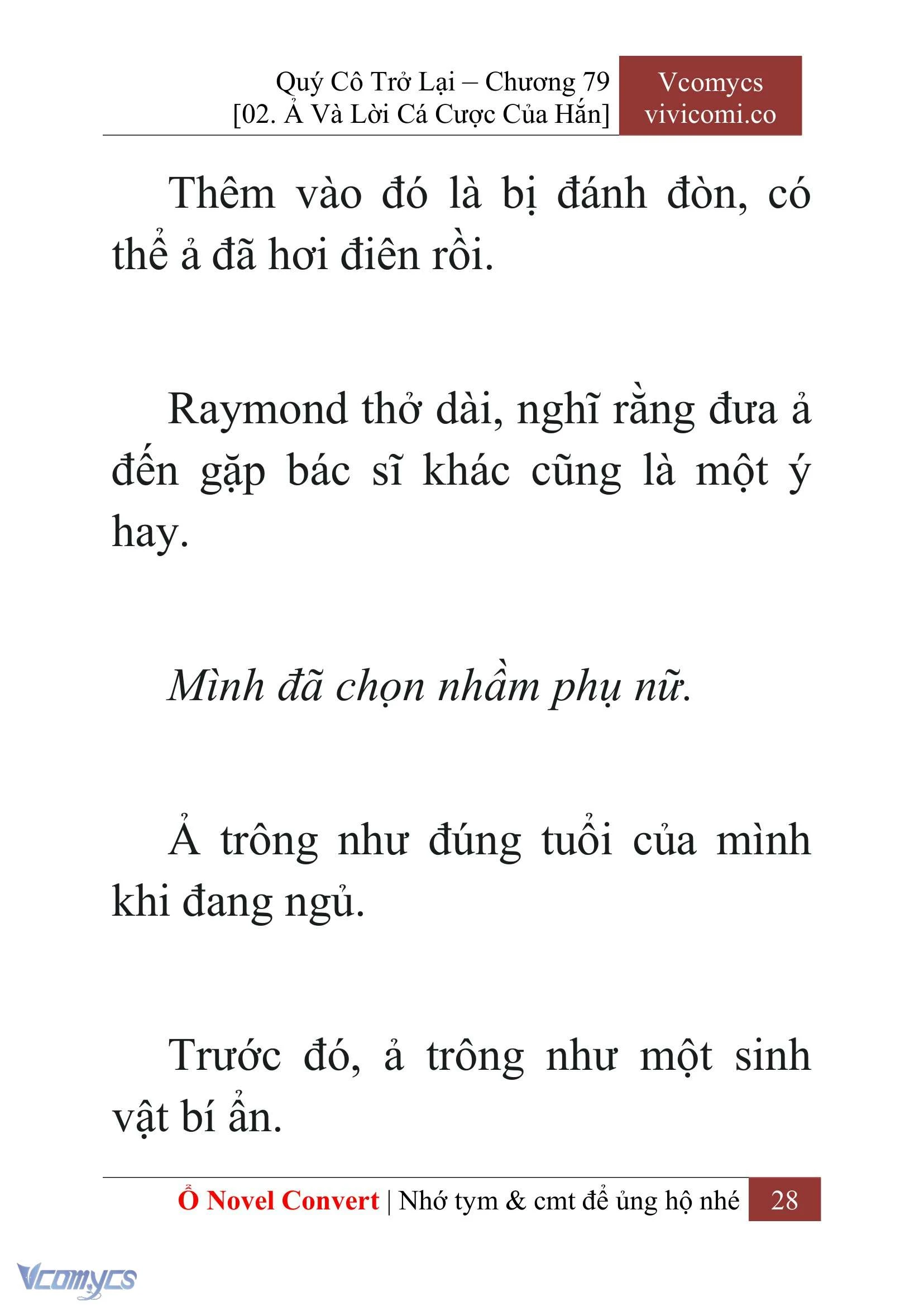 [Novel] Quý Cô Trở Lại Chapter  79 - 30