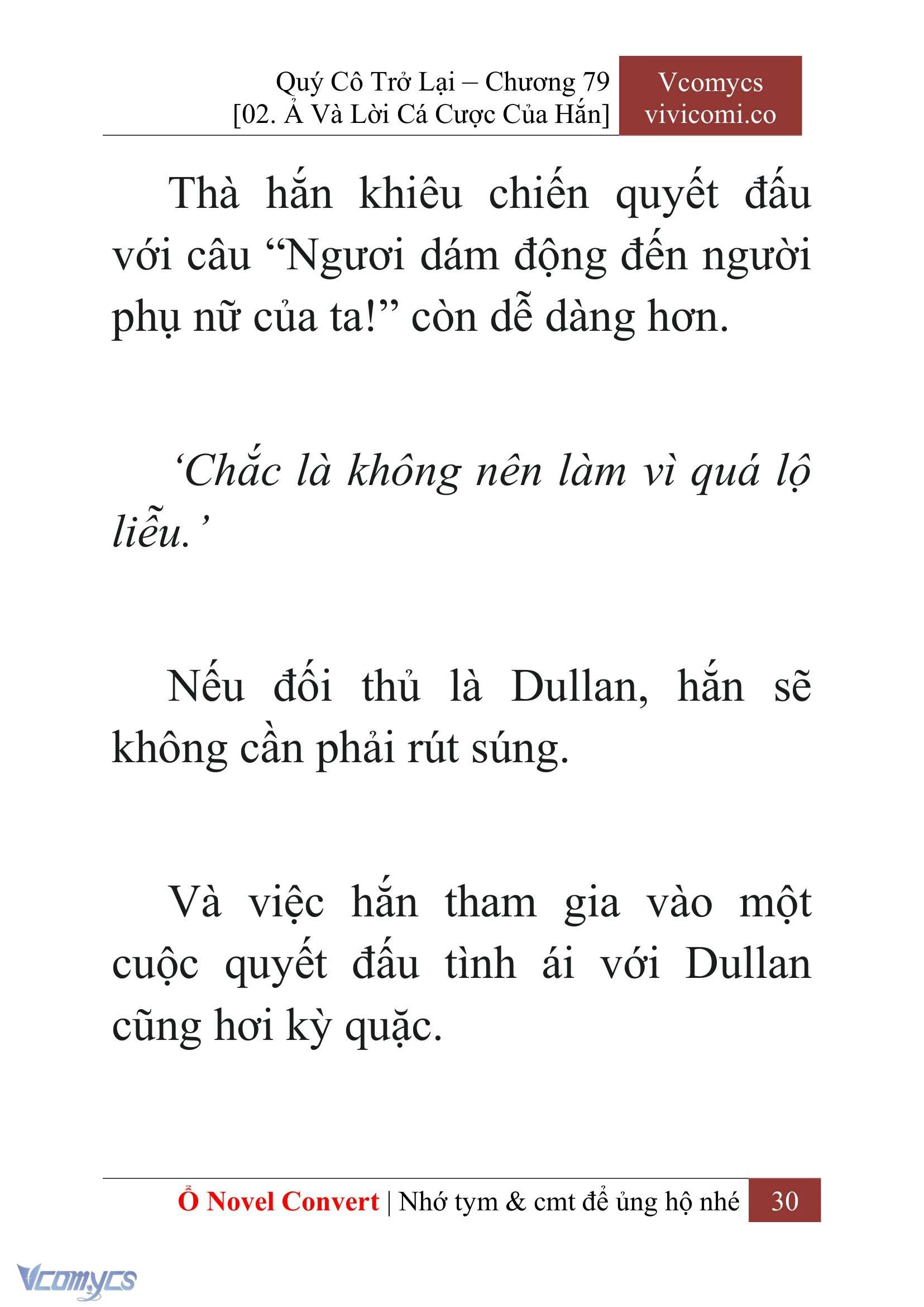 [Novel] Quý Cô Trở Lại Chapter  79 - 32