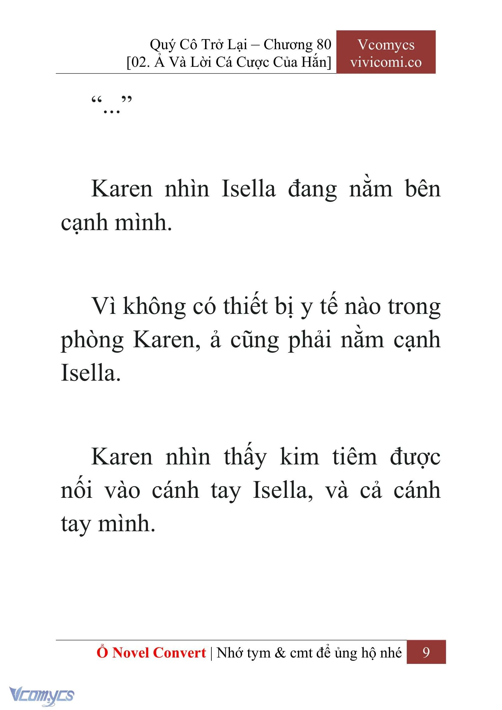 [Novel] Quý Cô Trở Lại Chapter  80 - 11