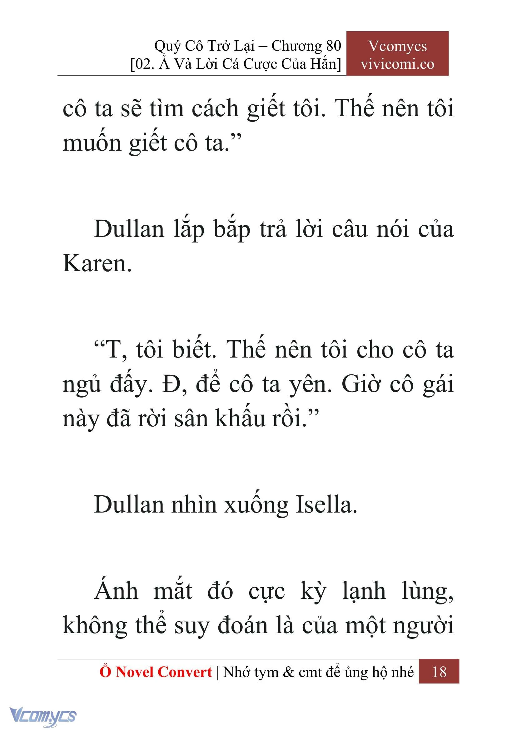 [Novel] Quý Cô Trở Lại Chapter  80 - 20
