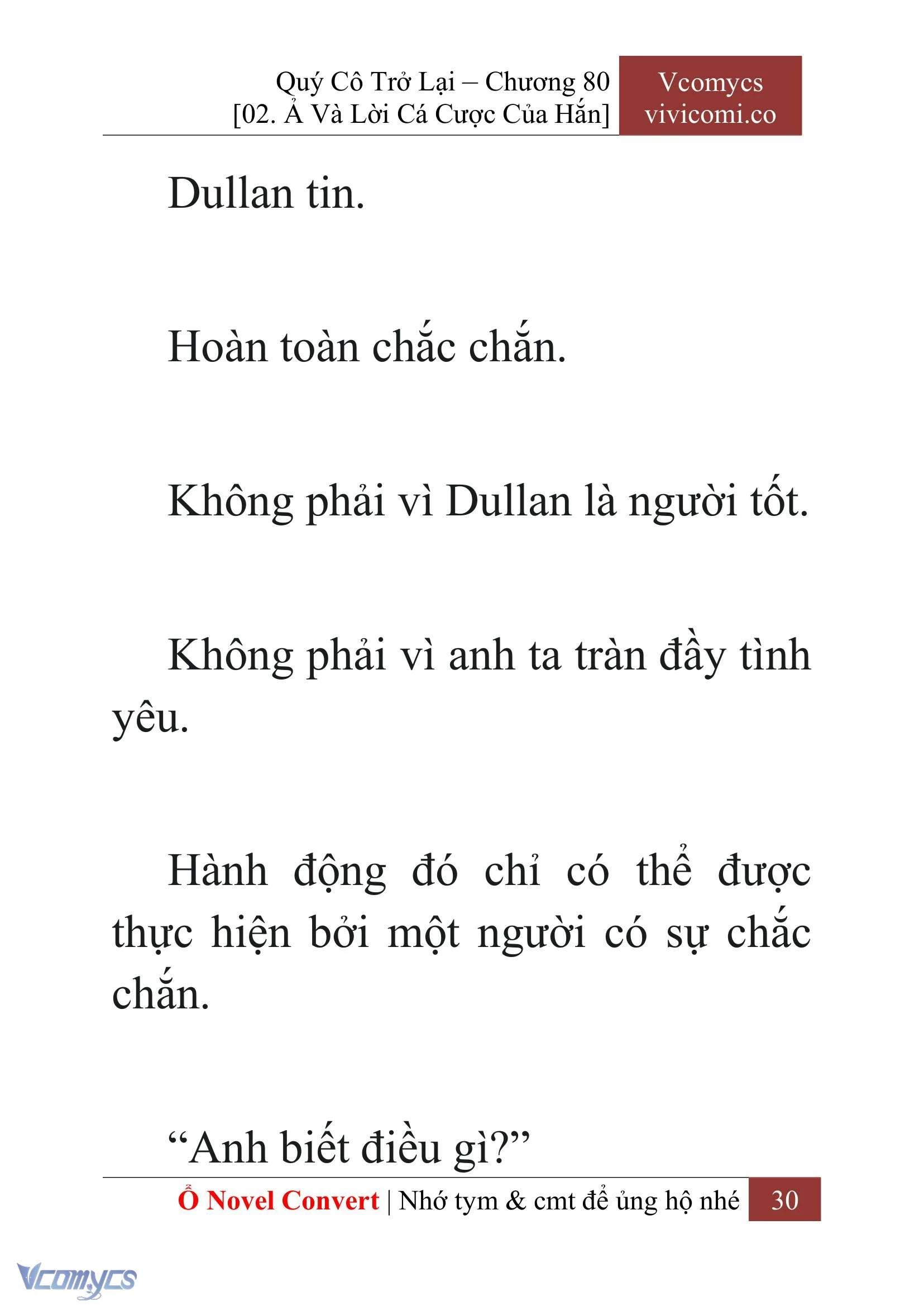 [Novel] Quý Cô Trở Lại Chapter  80 - 32