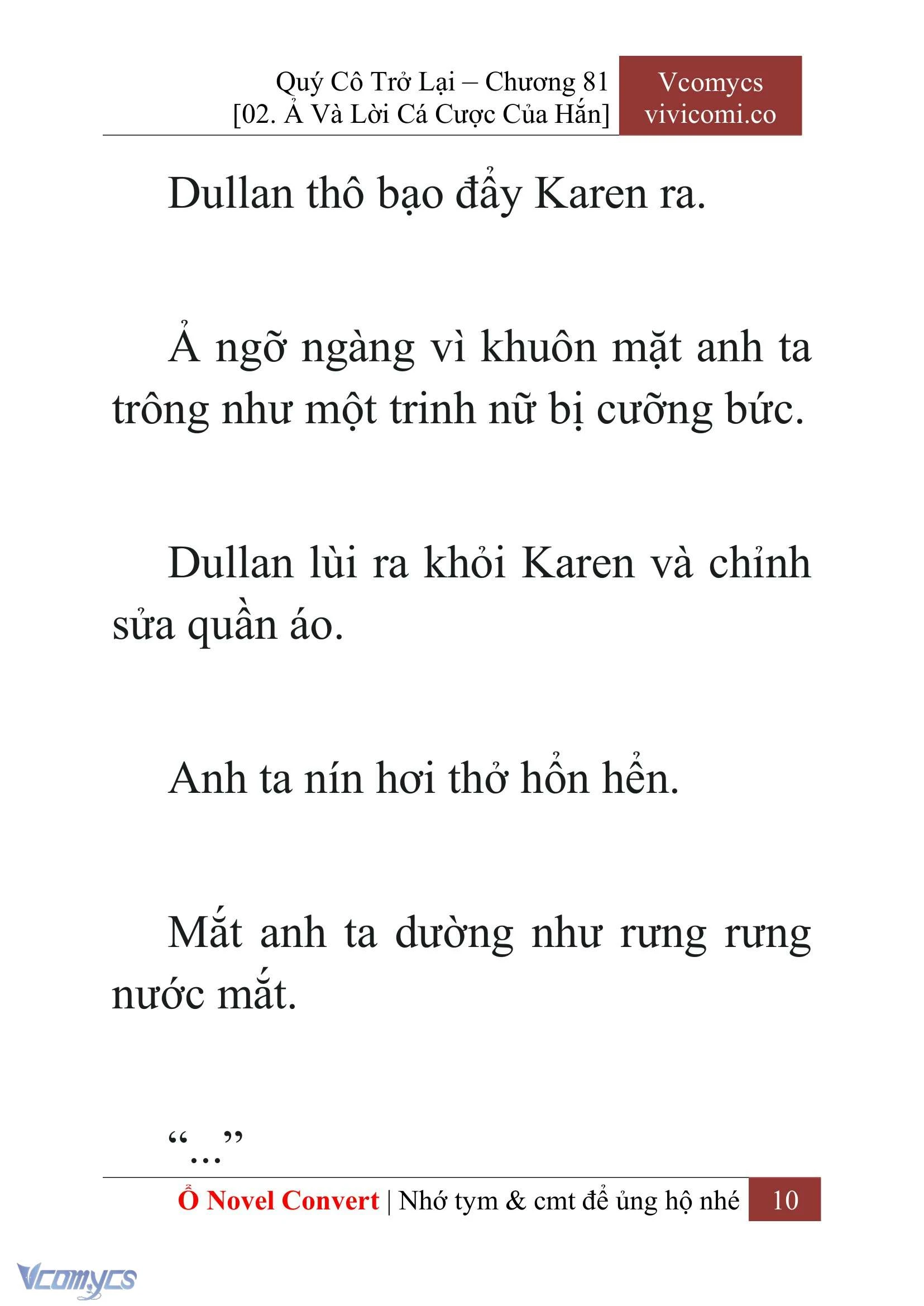 [Novel] Quý Cô Trở Lại Chapter  81 - 12