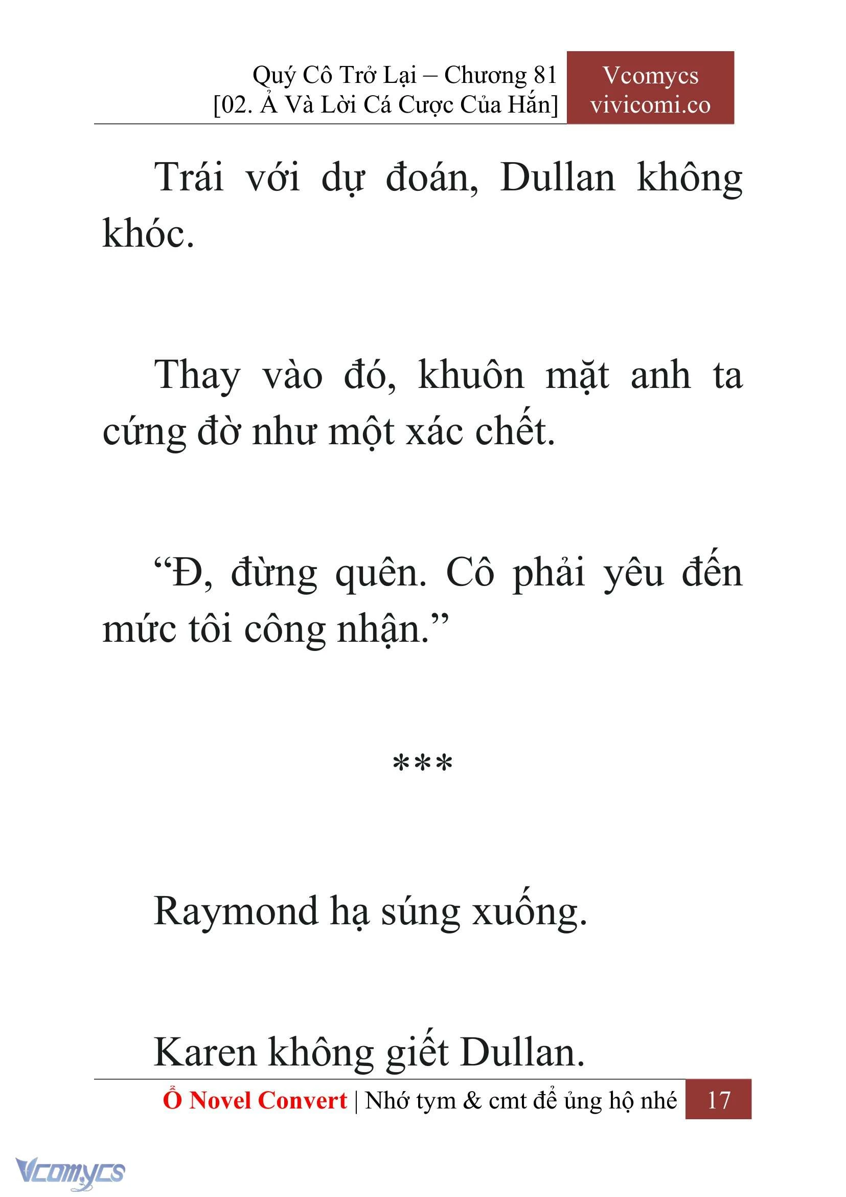 [Novel] Quý Cô Trở Lại Chapter  81 - 19