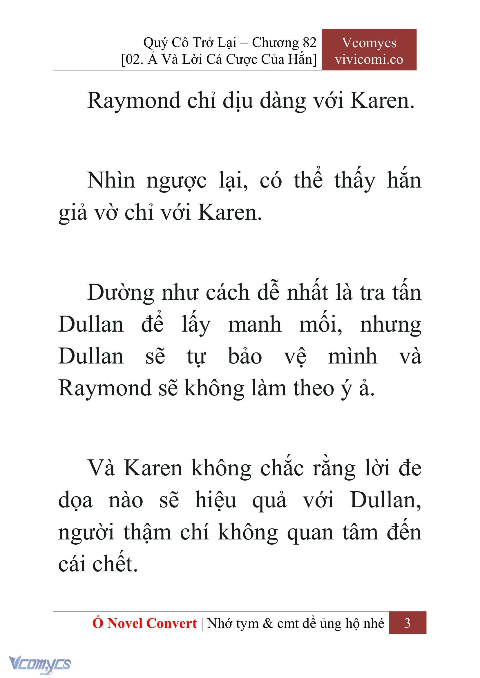 [Novel] Quý Cô Trở Lại Chapter  82 - 5