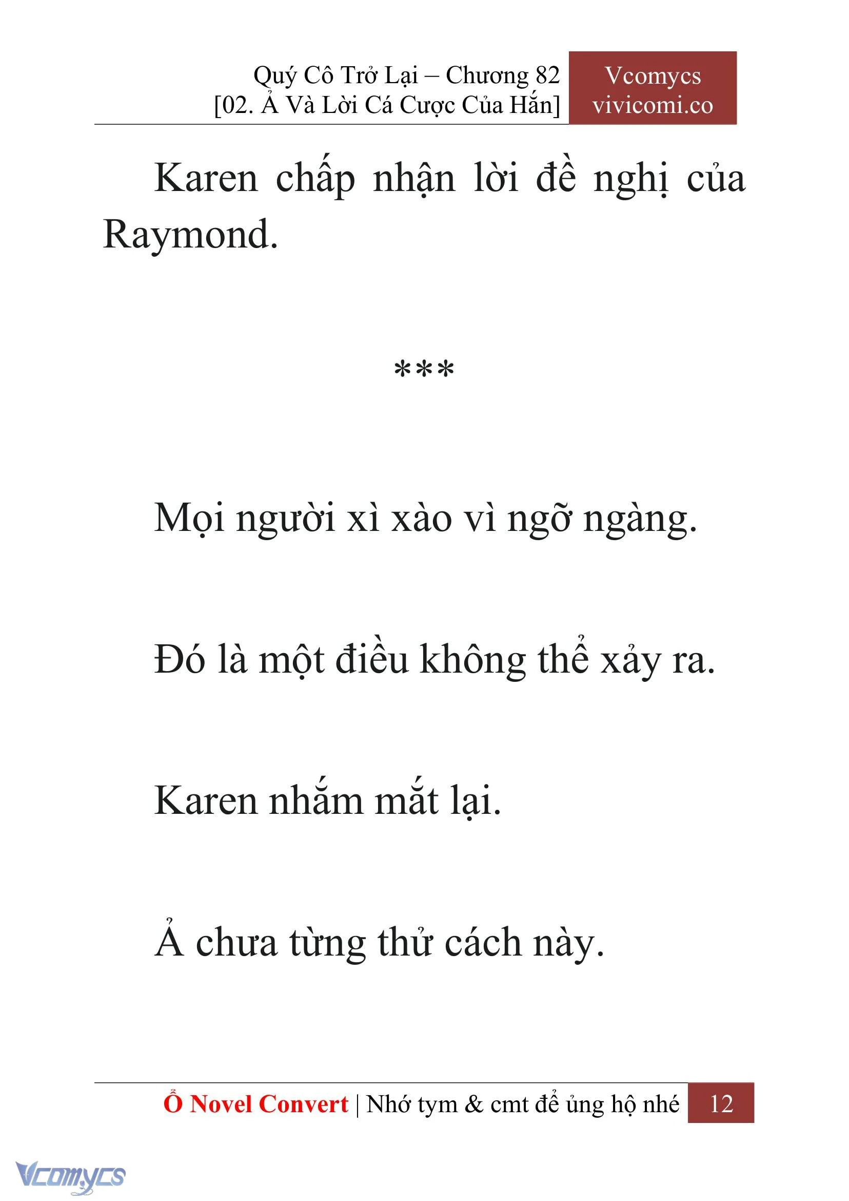 [Novel] Quý Cô Trở Lại Chapter  82 - 14