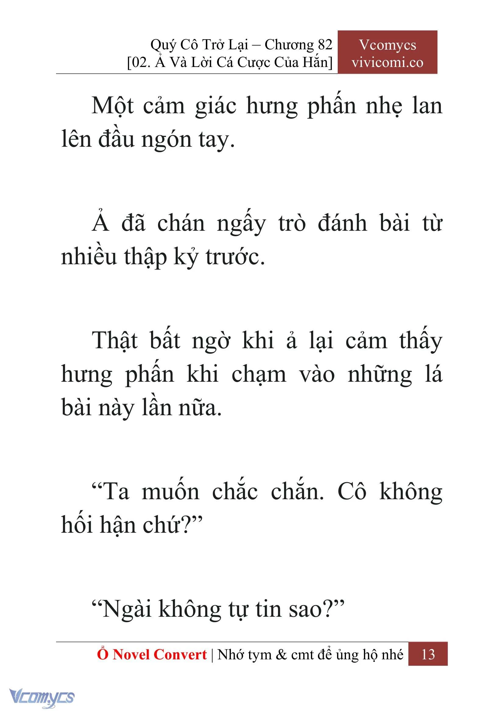 [Novel] Quý Cô Trở Lại Chapter  82 - 15