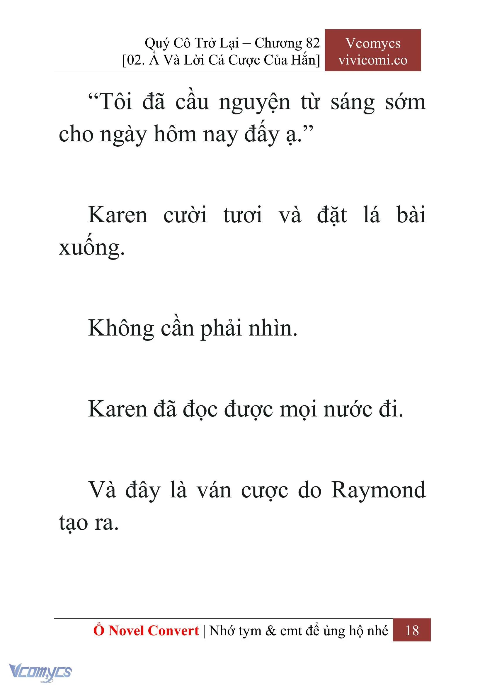[Novel] Quý Cô Trở Lại Chapter  82 - 20