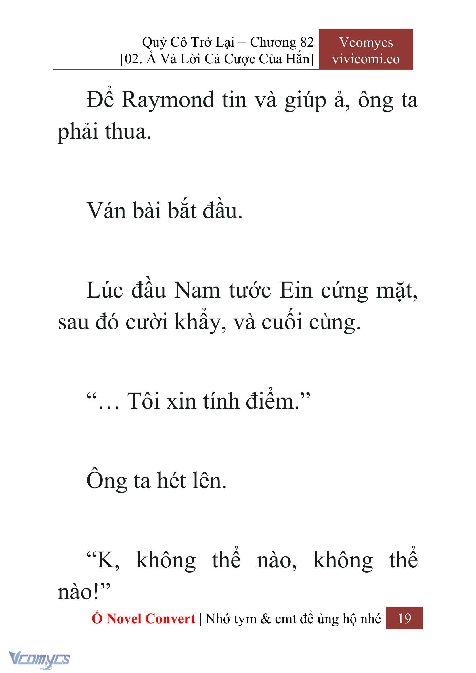 [Novel] Quý Cô Trở Lại Chapter  82 - 21