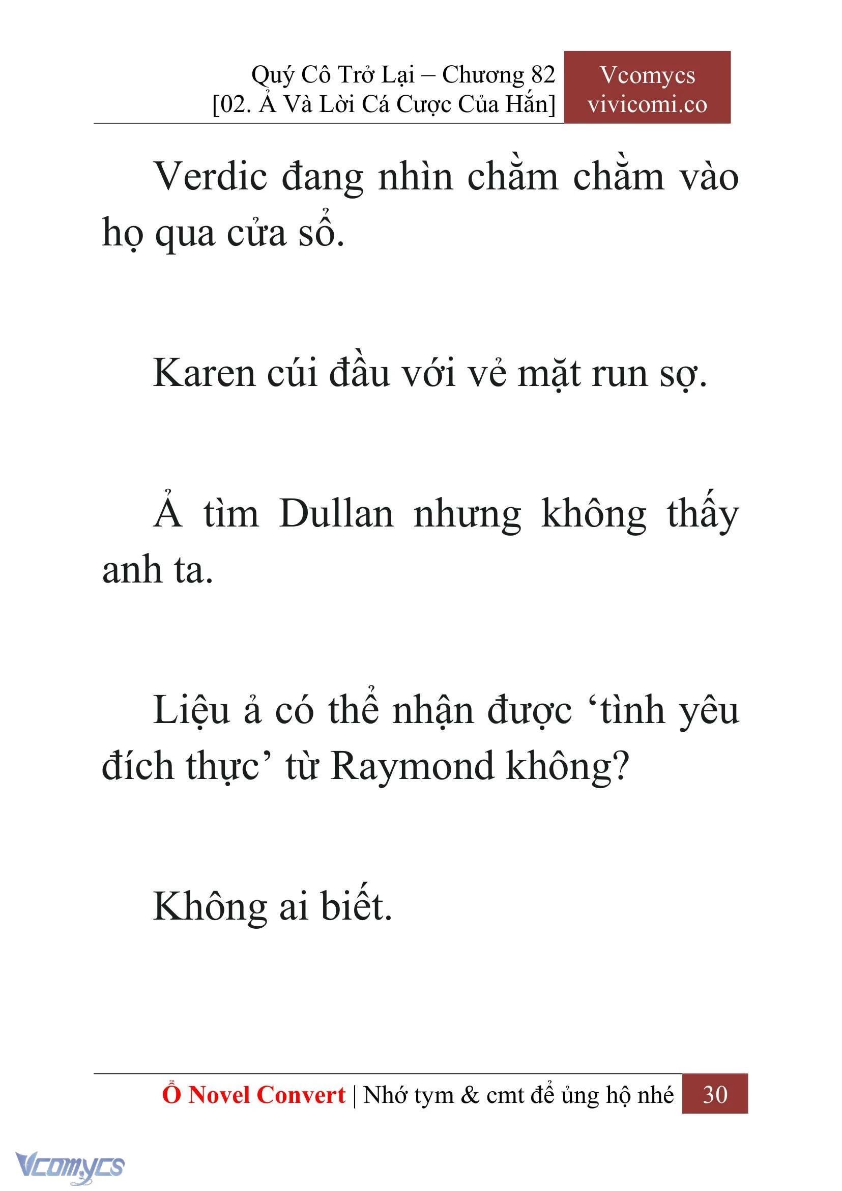 [Novel] Quý Cô Trở Lại Chapter  82 - 32