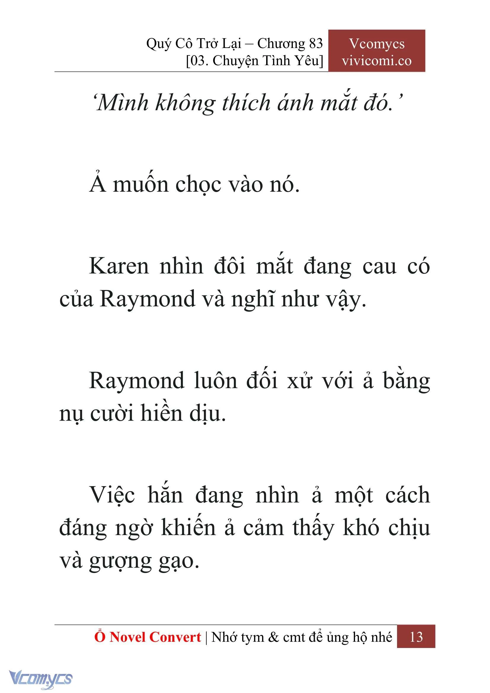 [Novel] Quý Cô Trở Lại Chapter  83 - 15