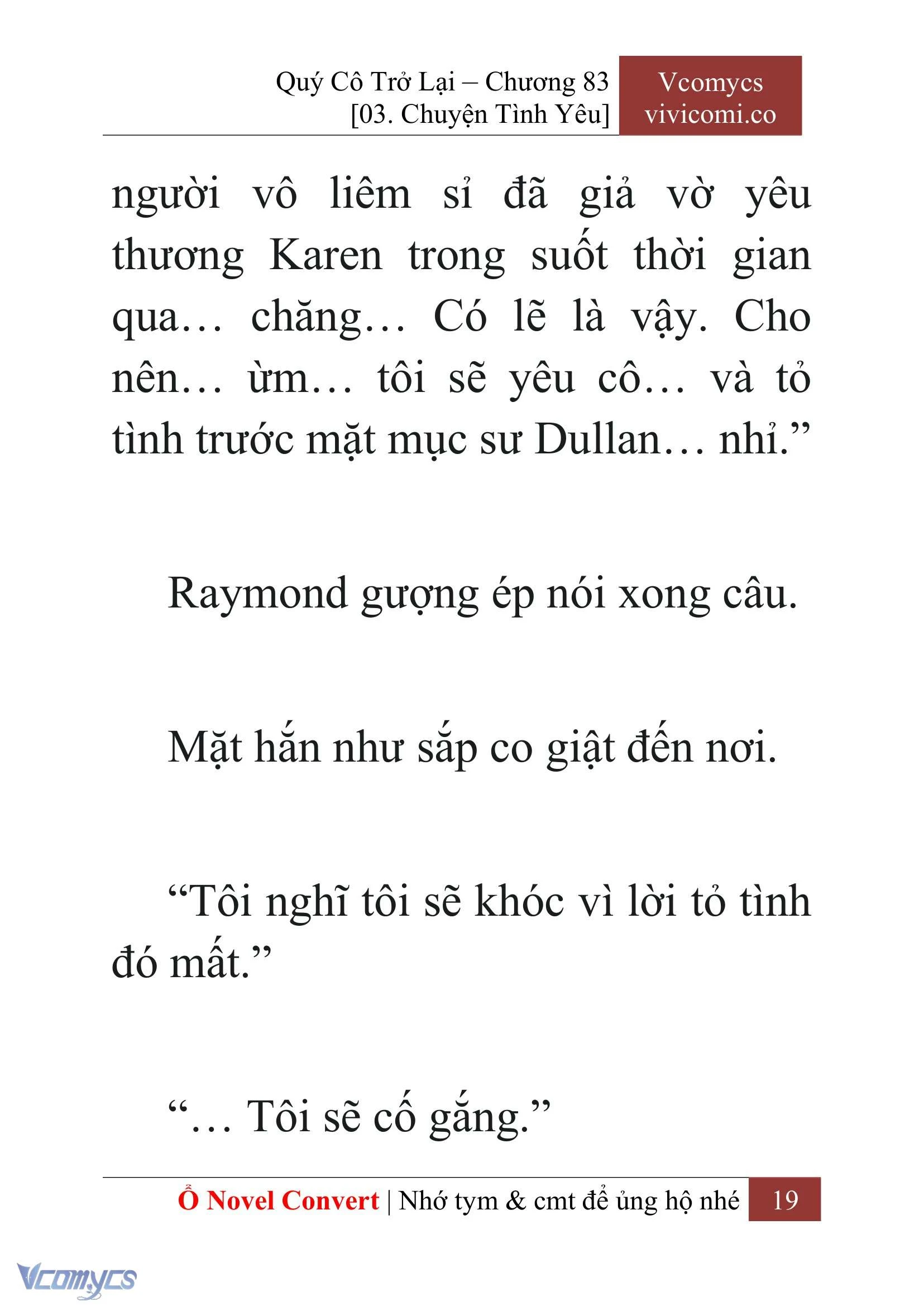 [Novel] Quý Cô Trở Lại Chapter  83 - 21