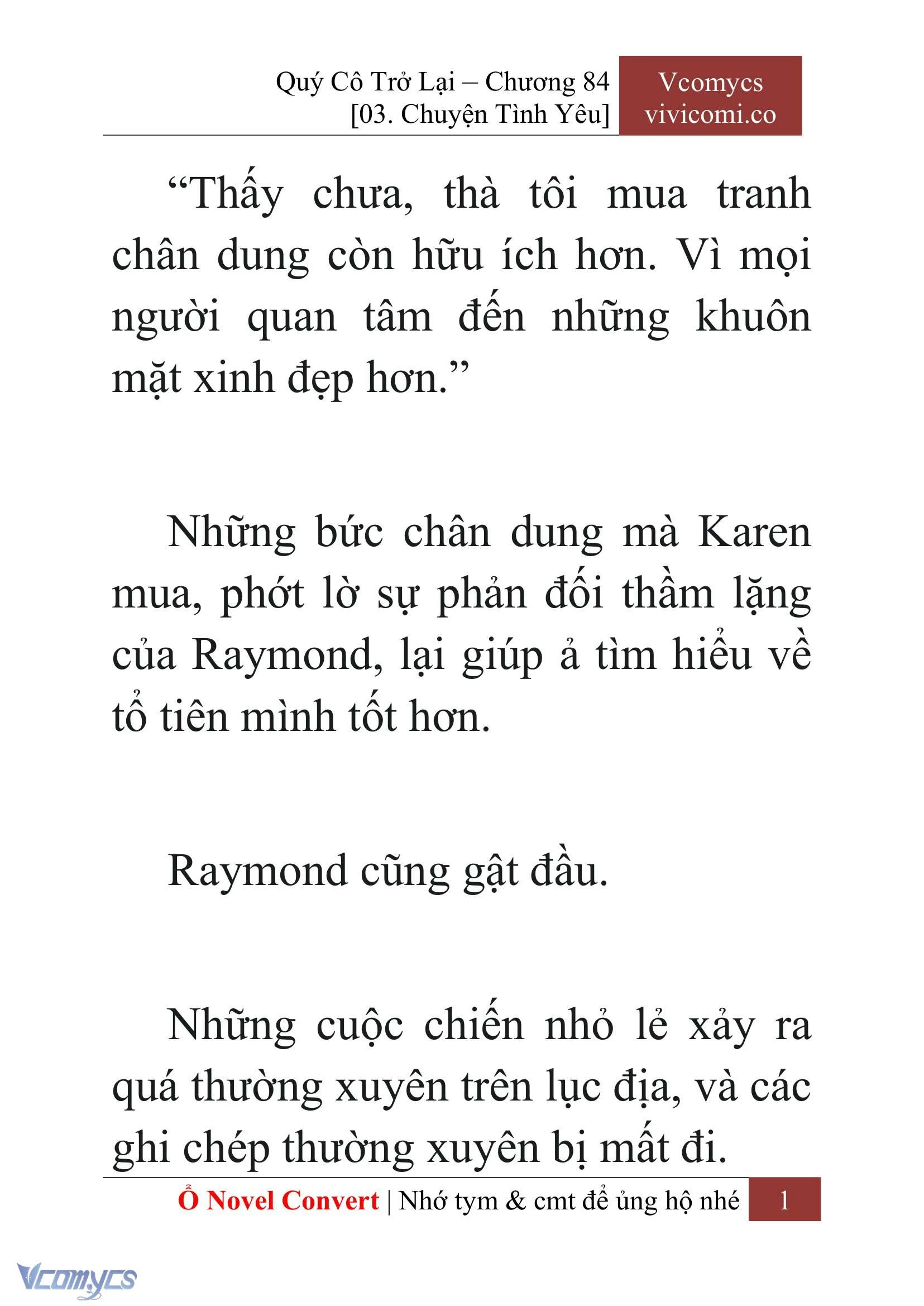 [Novel] Quý Cô Trở Lại Chapter  84 - 3