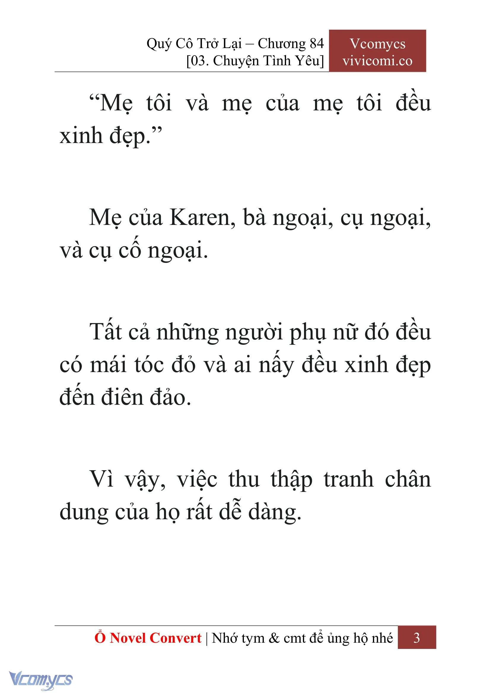 [Novel] Quý Cô Trở Lại Chapter  84 - 5
