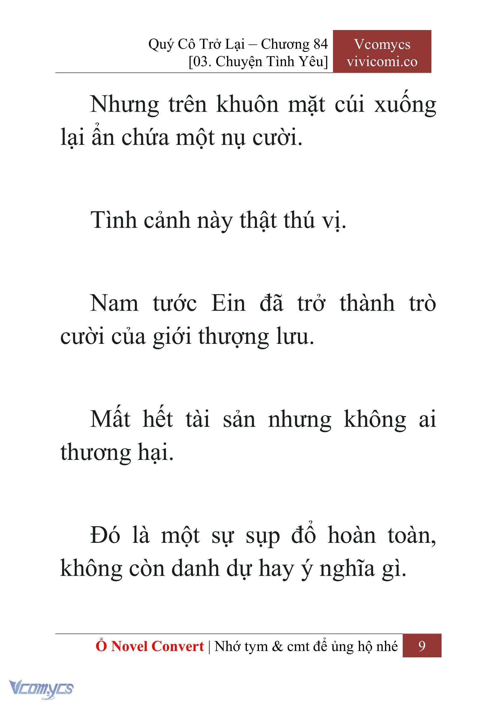 [Novel] Quý Cô Trở Lại Chapter  84 - 11