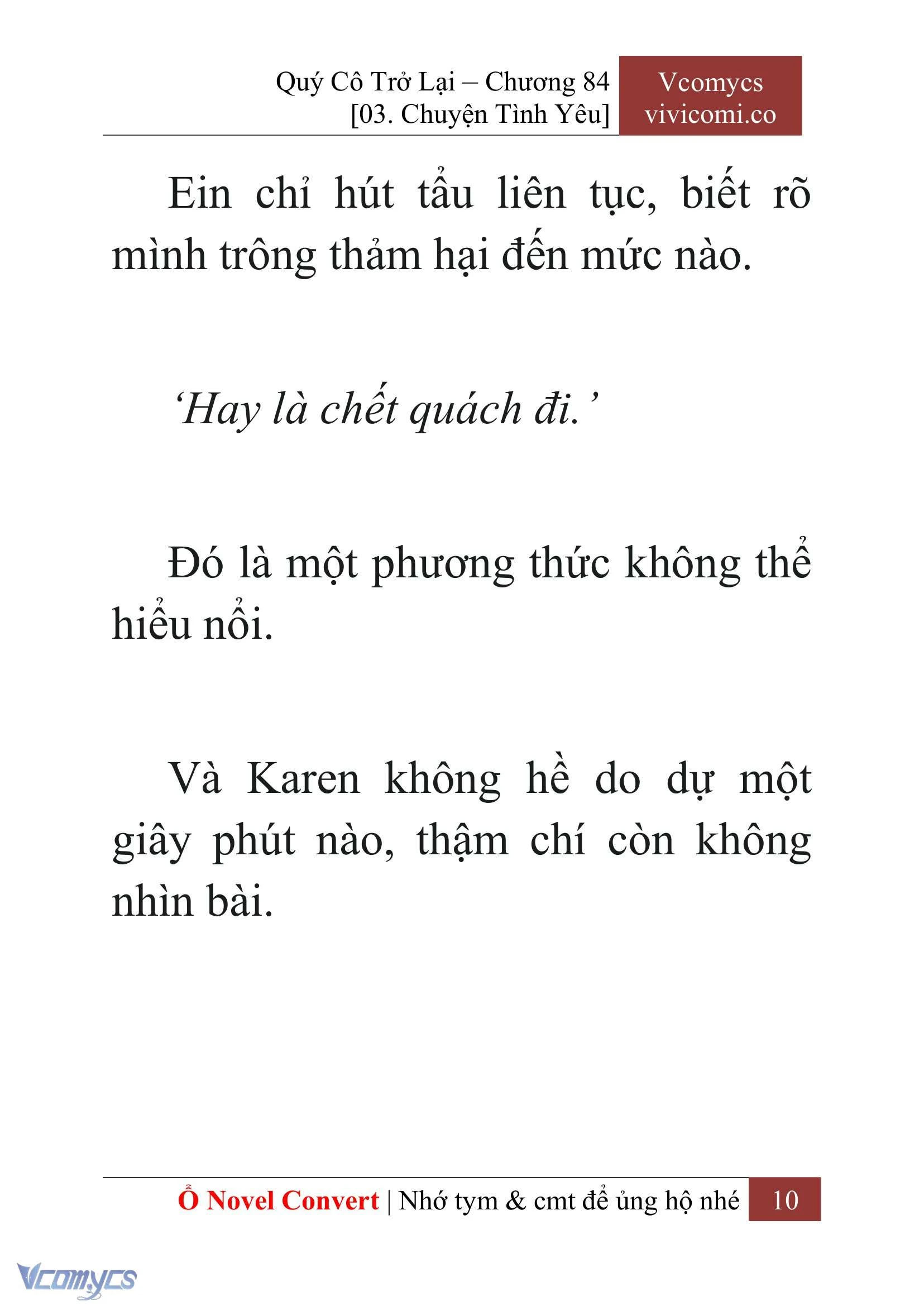 [Novel] Quý Cô Trở Lại Chapter  84 - 12