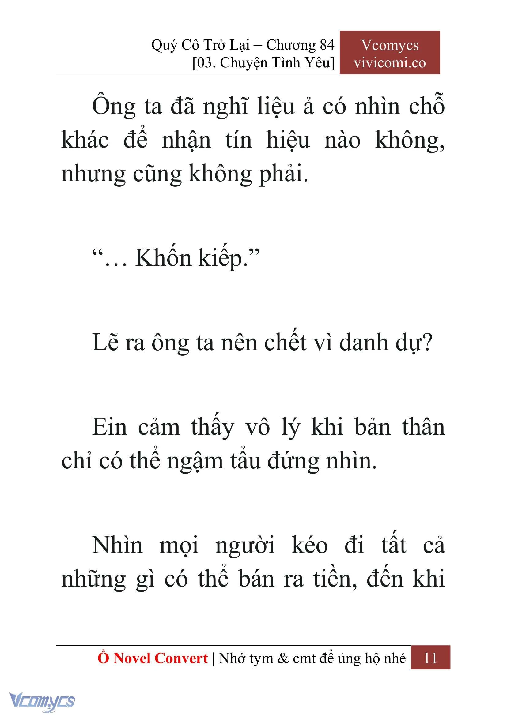 [Novel] Quý Cô Trở Lại Chapter  84 - 13