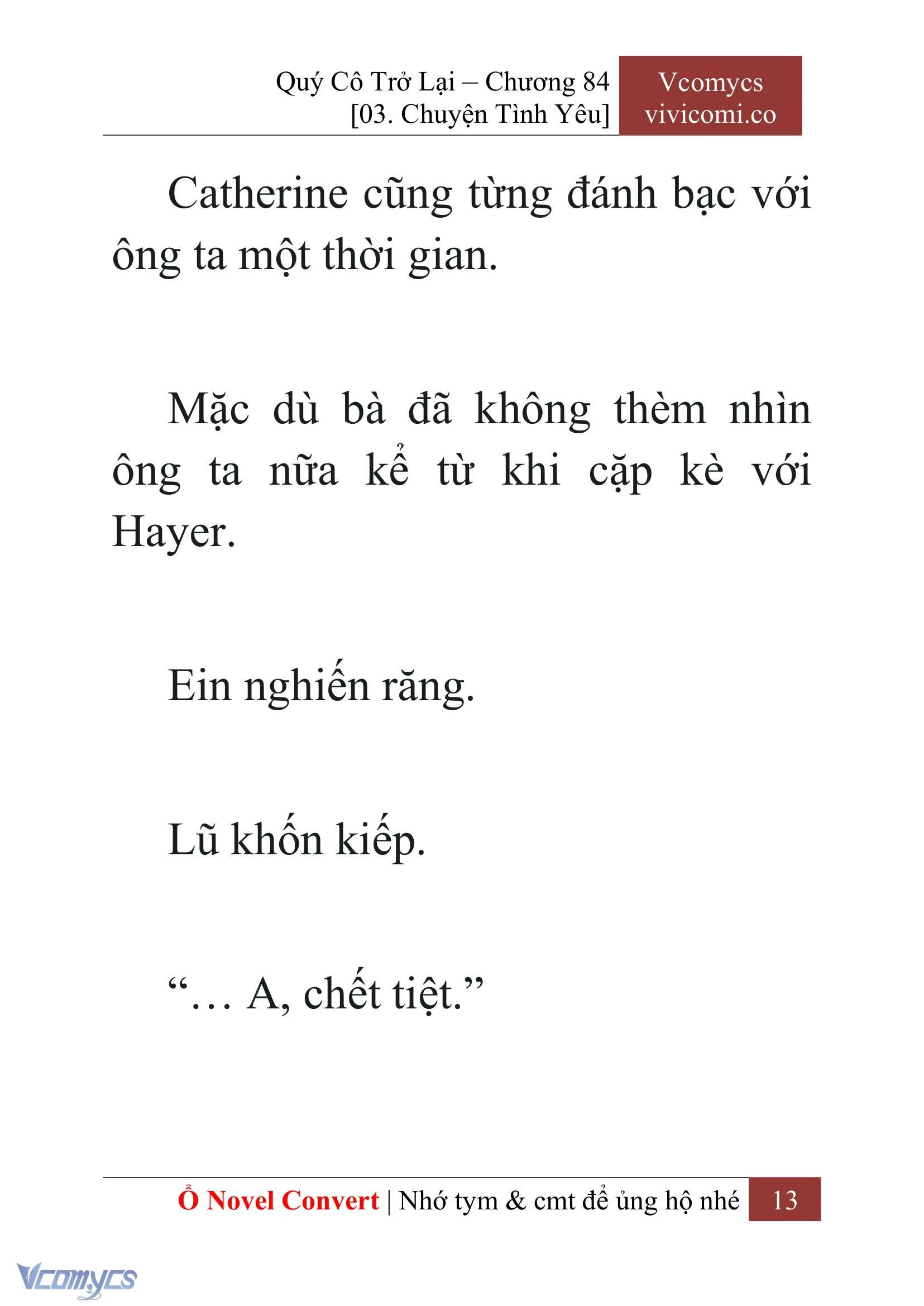 [Novel] Quý Cô Trở Lại Chapter  84 - 15