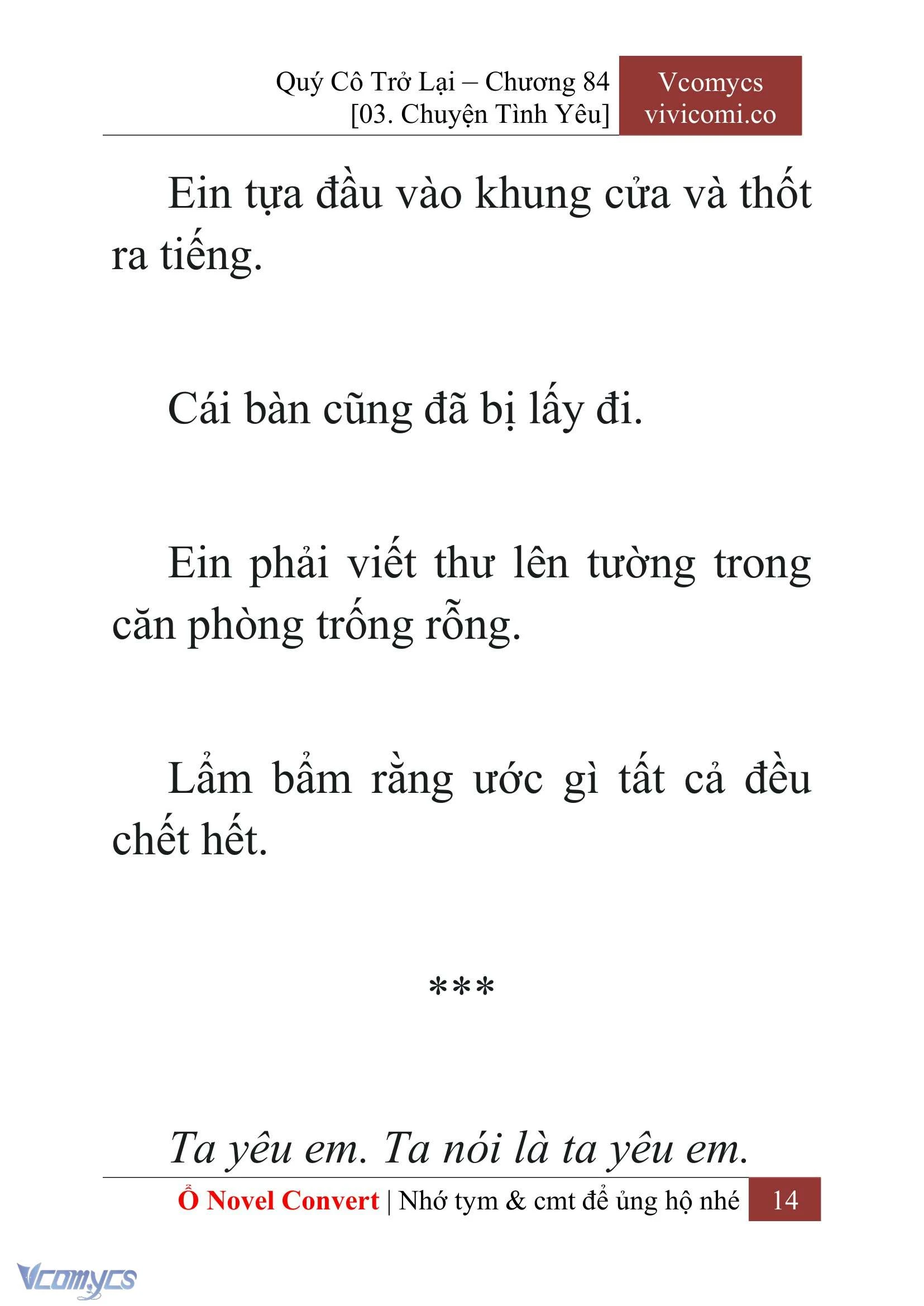 [Novel] Quý Cô Trở Lại Chapter  84 - 16