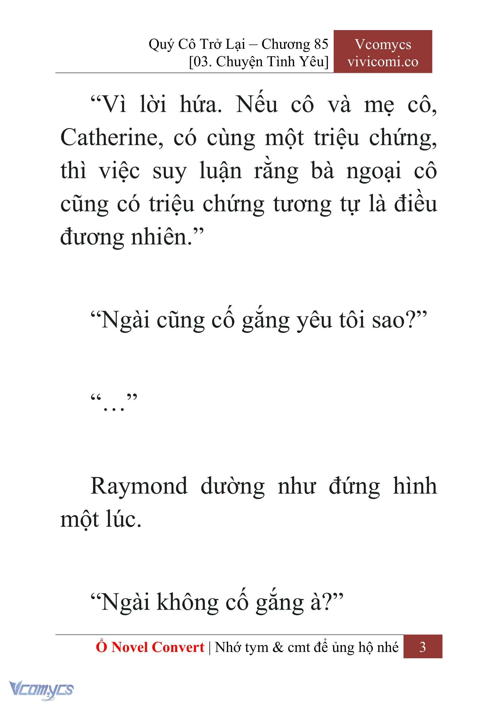 [Novel] Quý Cô Trở Lại Chapter  85 - 5