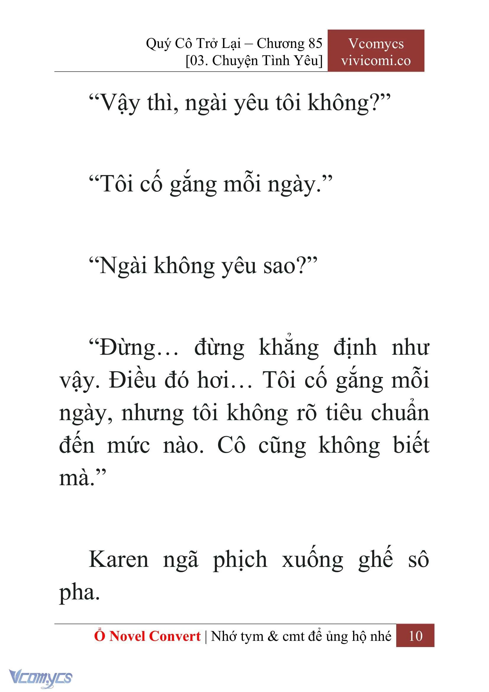 [Novel] Quý Cô Trở Lại Chapter  85 - 12