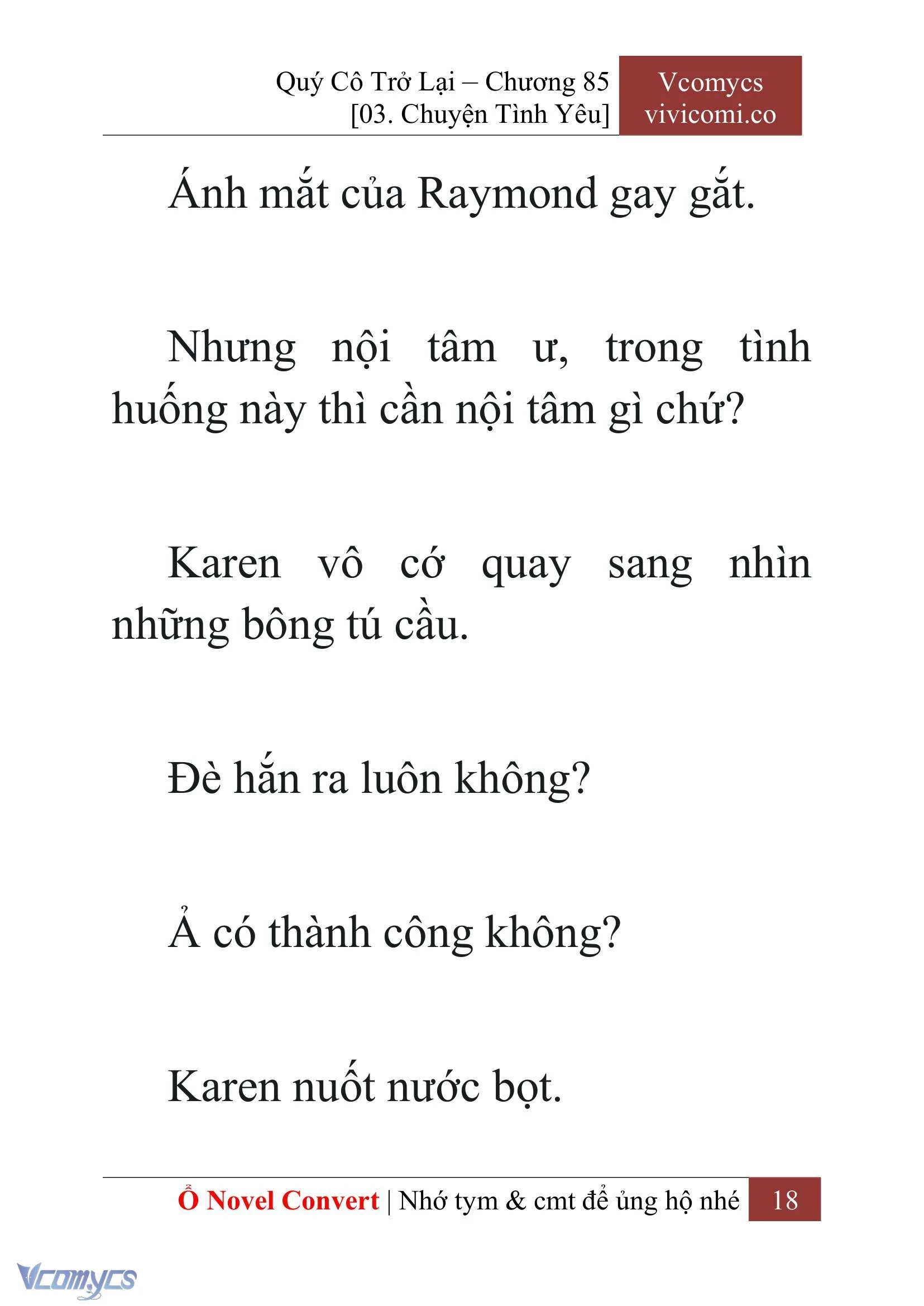 [Novel] Quý Cô Trở Lại Chapter  85 - 20