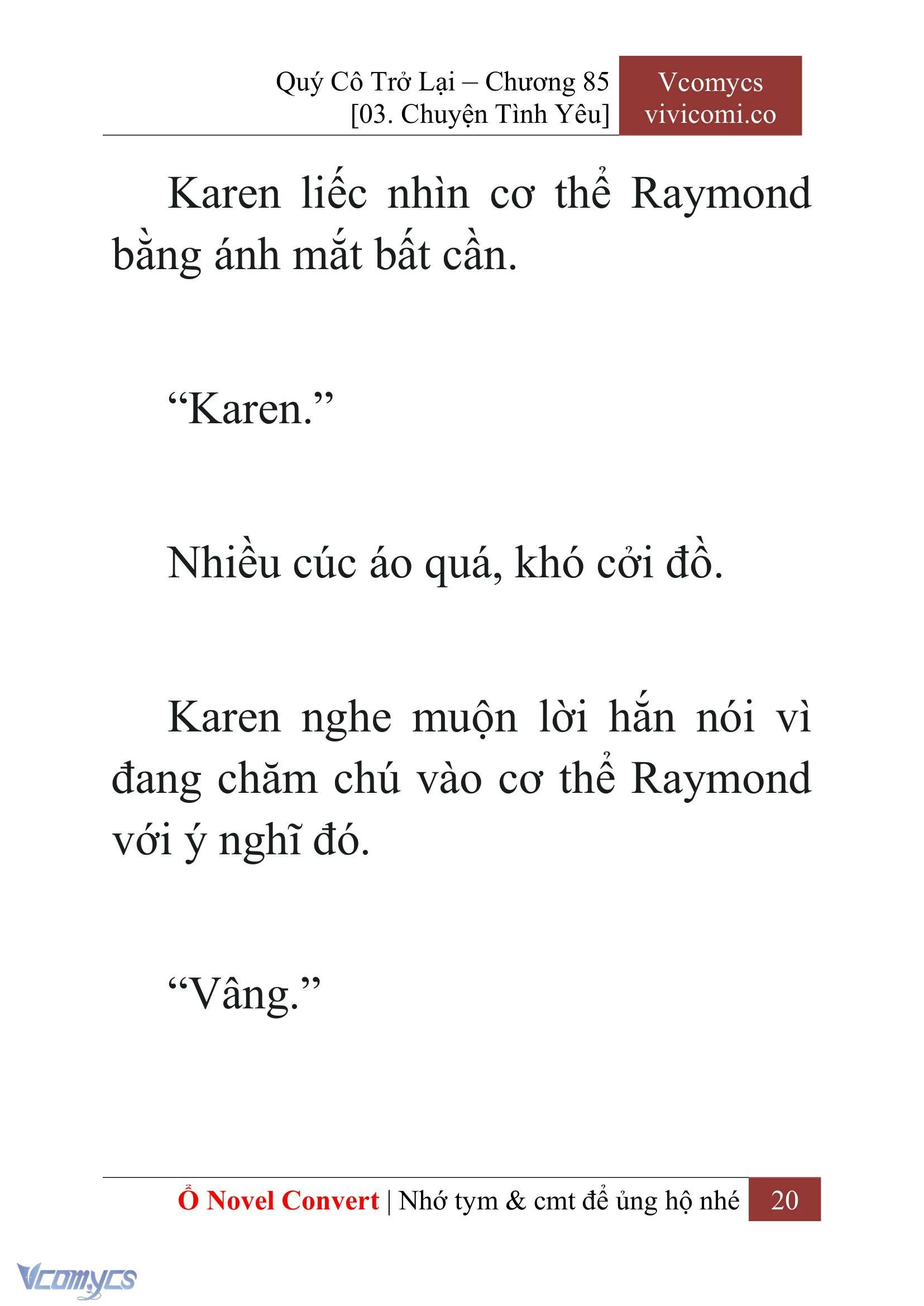 [Novel] Quý Cô Trở Lại Chapter  85 - 22