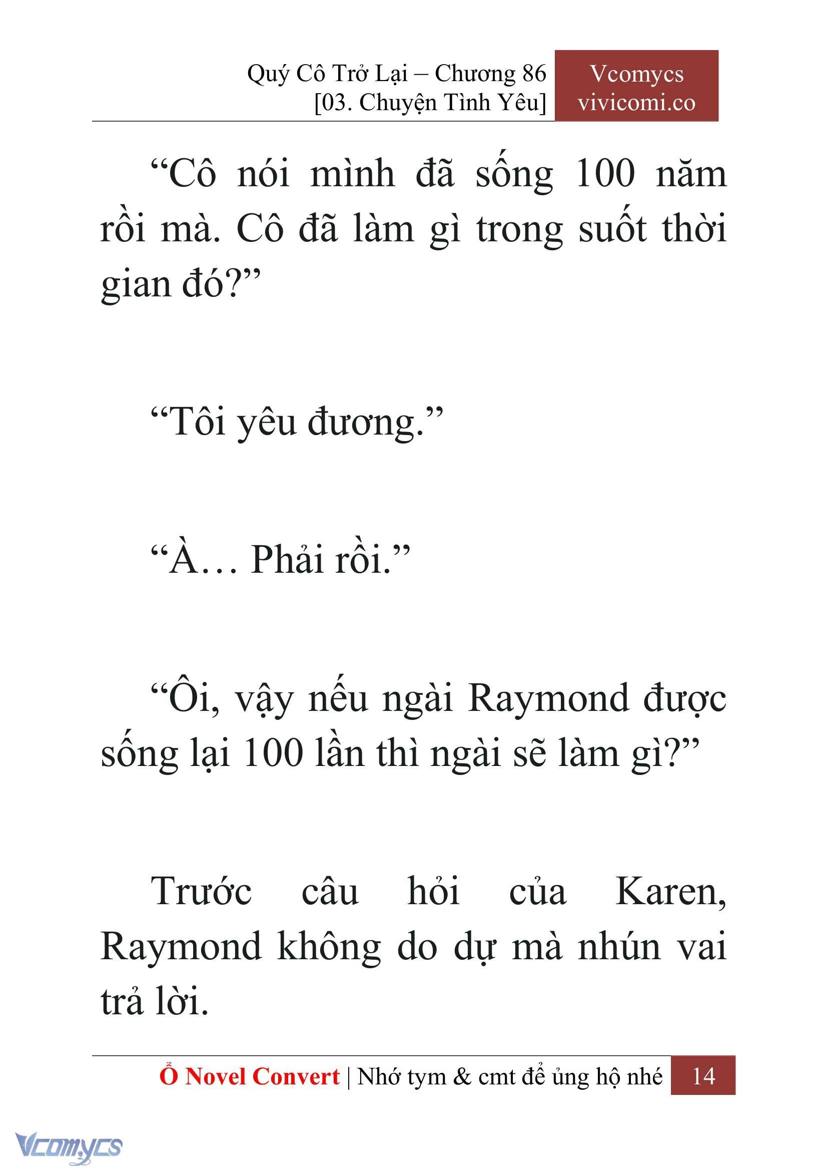 [Novel] Quý Cô Trở Lại Chapter  86 - 16