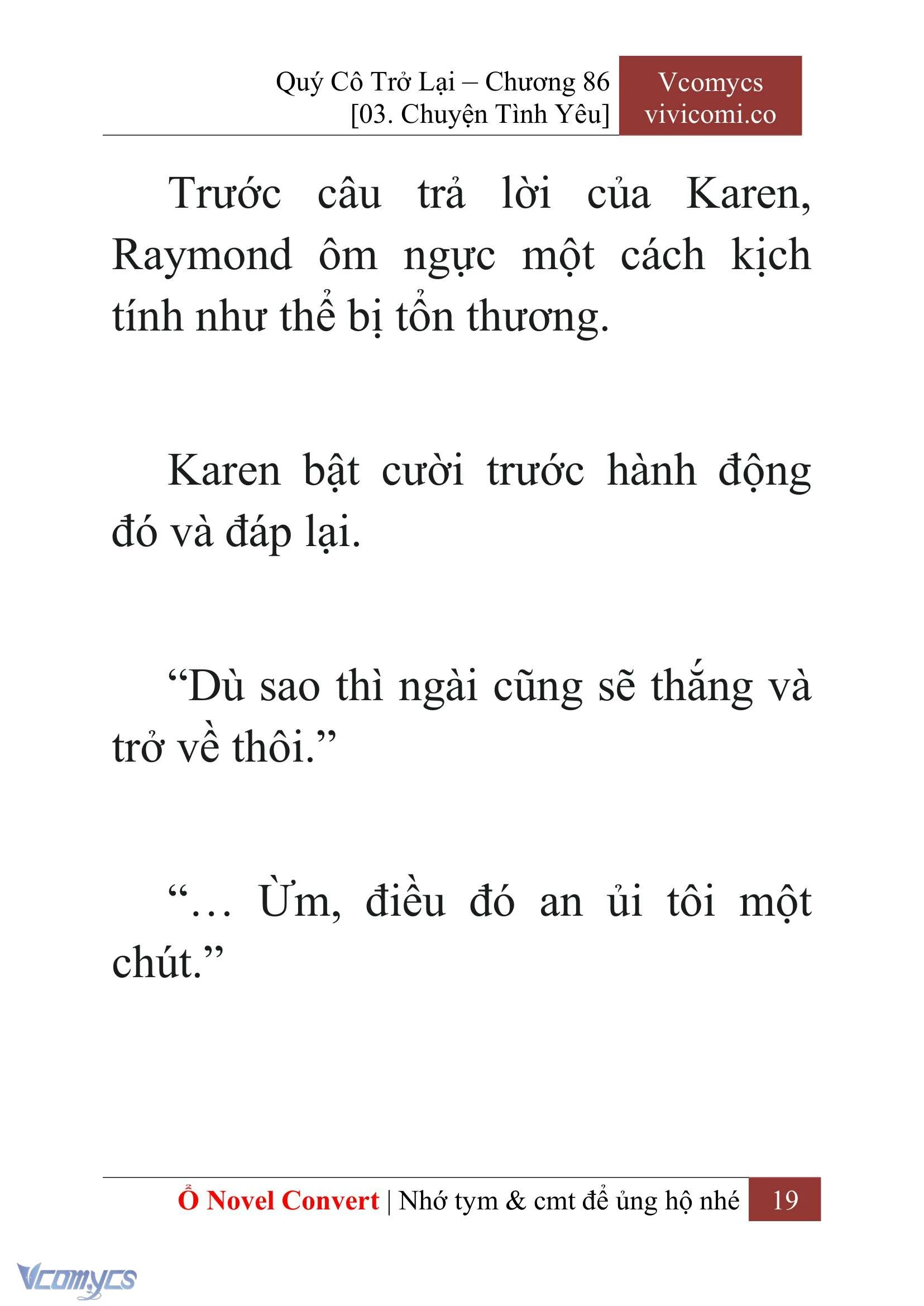 [Novel] Quý Cô Trở Lại Chapter  86 - 21