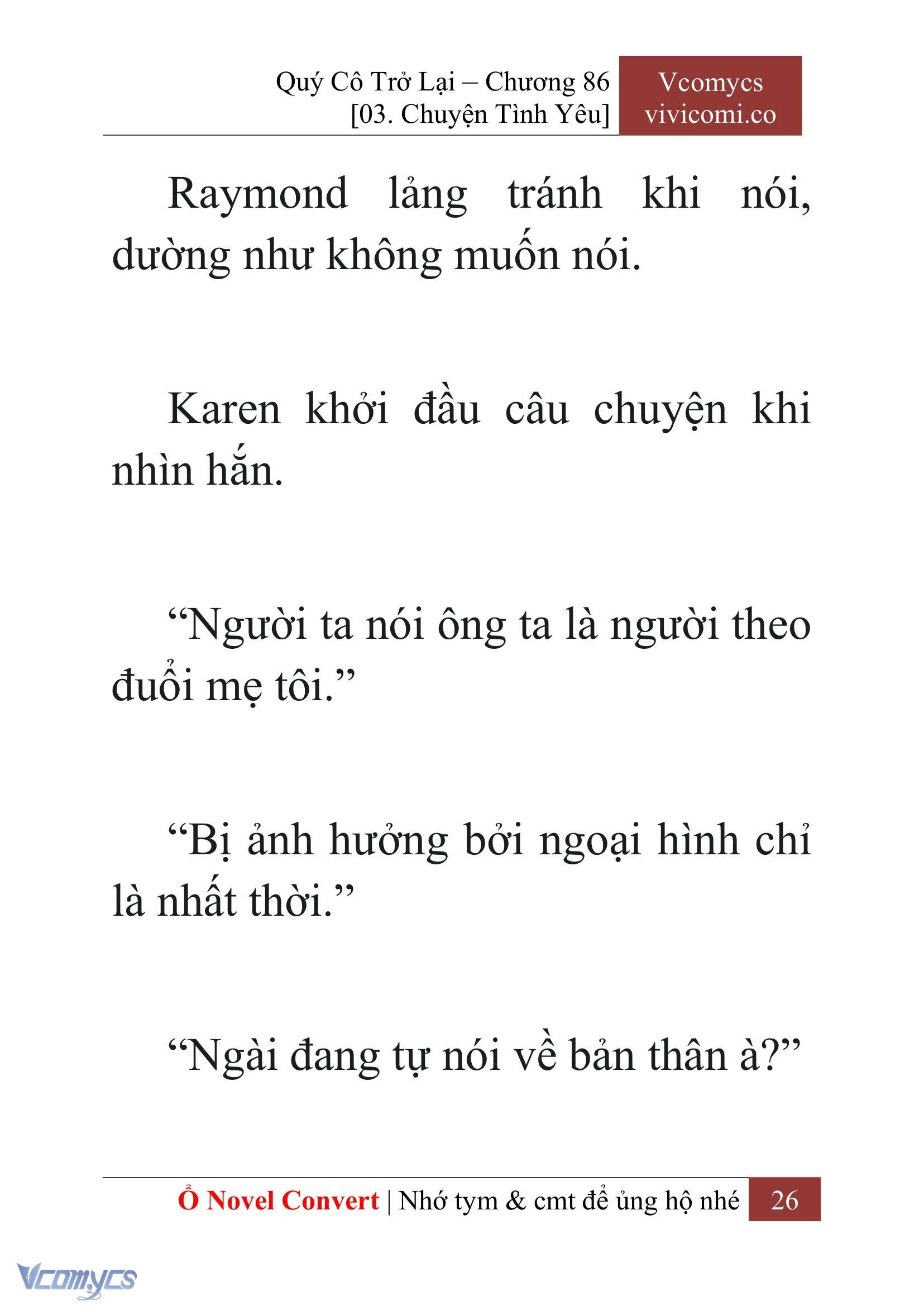 [Novel] Quý Cô Trở Lại Chapter  86 - 28
