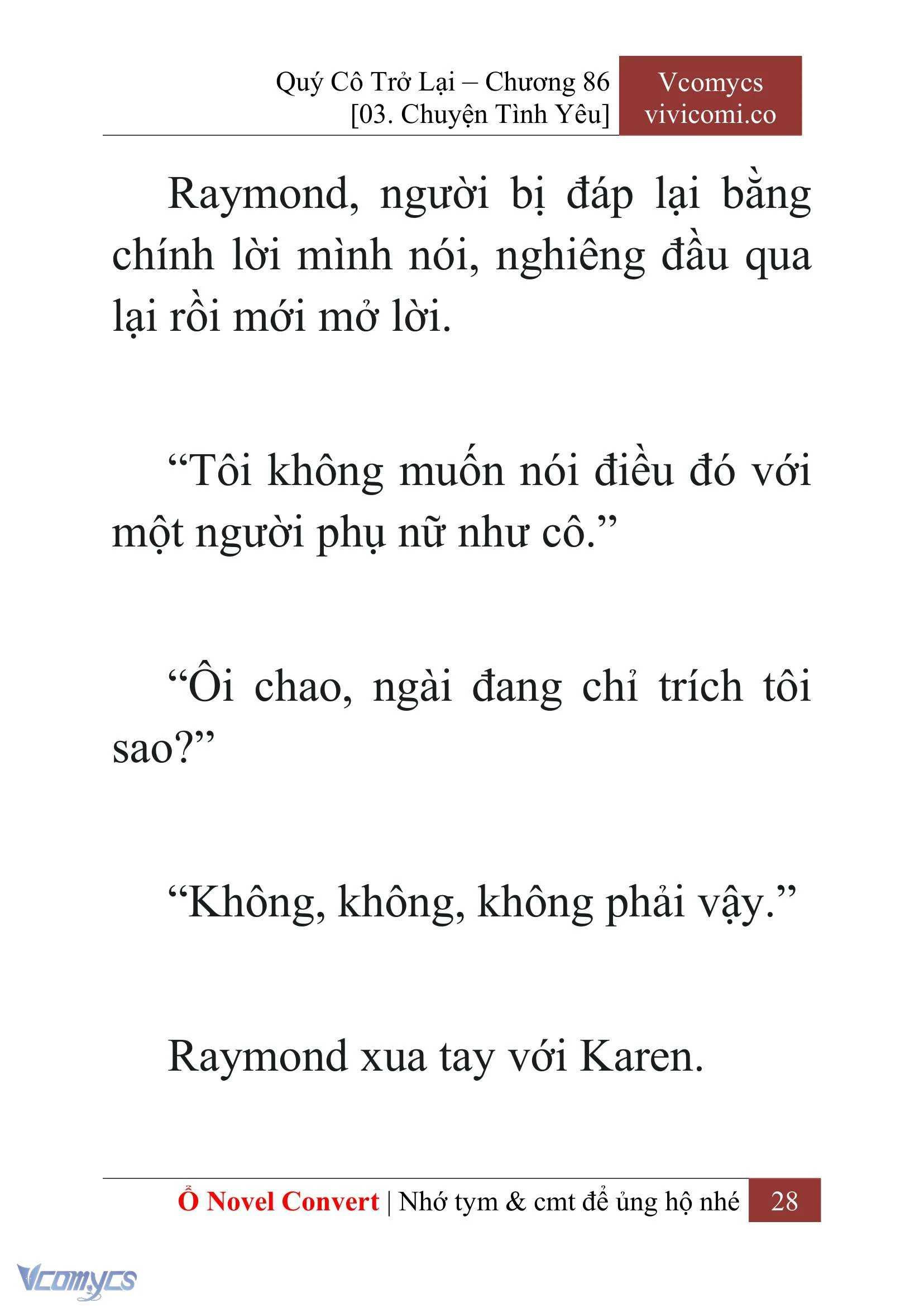 [Novel] Quý Cô Trở Lại Chapter  86 - 30