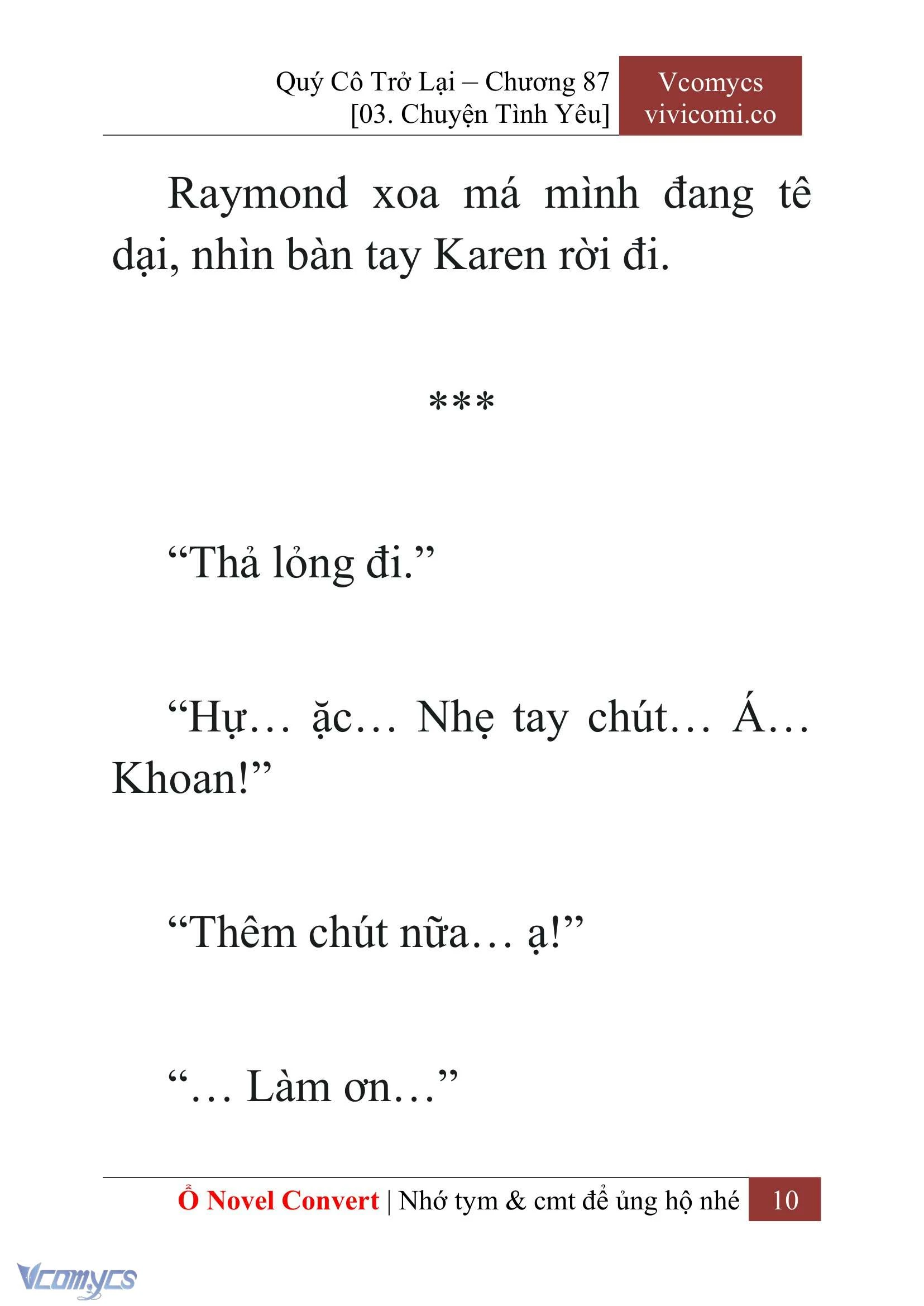 [Novel] Quý Cô Trở Lại Chapter  87 - 12