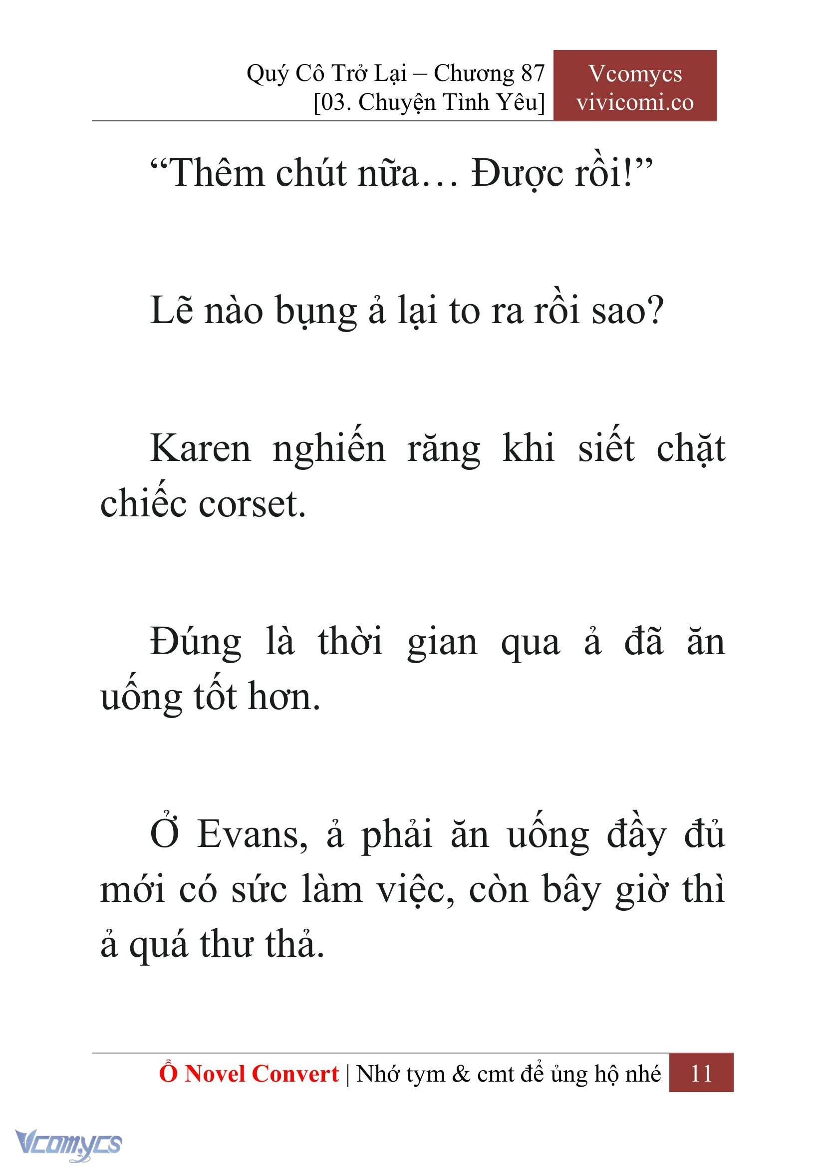 [Novel] Quý Cô Trở Lại Chapter  87 - 13