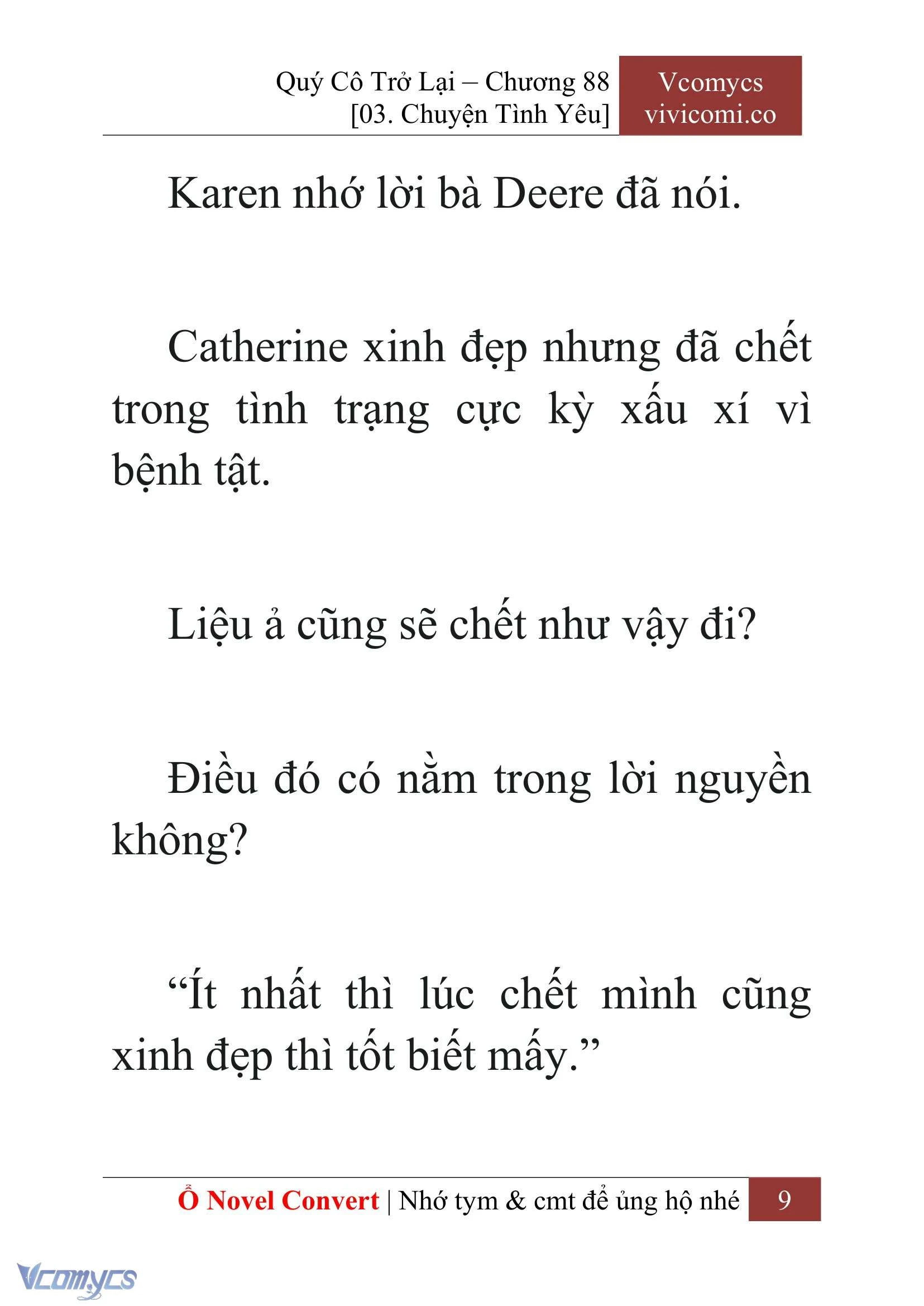 [Novel] Quý Cô Trở Lại Chapter  88 - 11