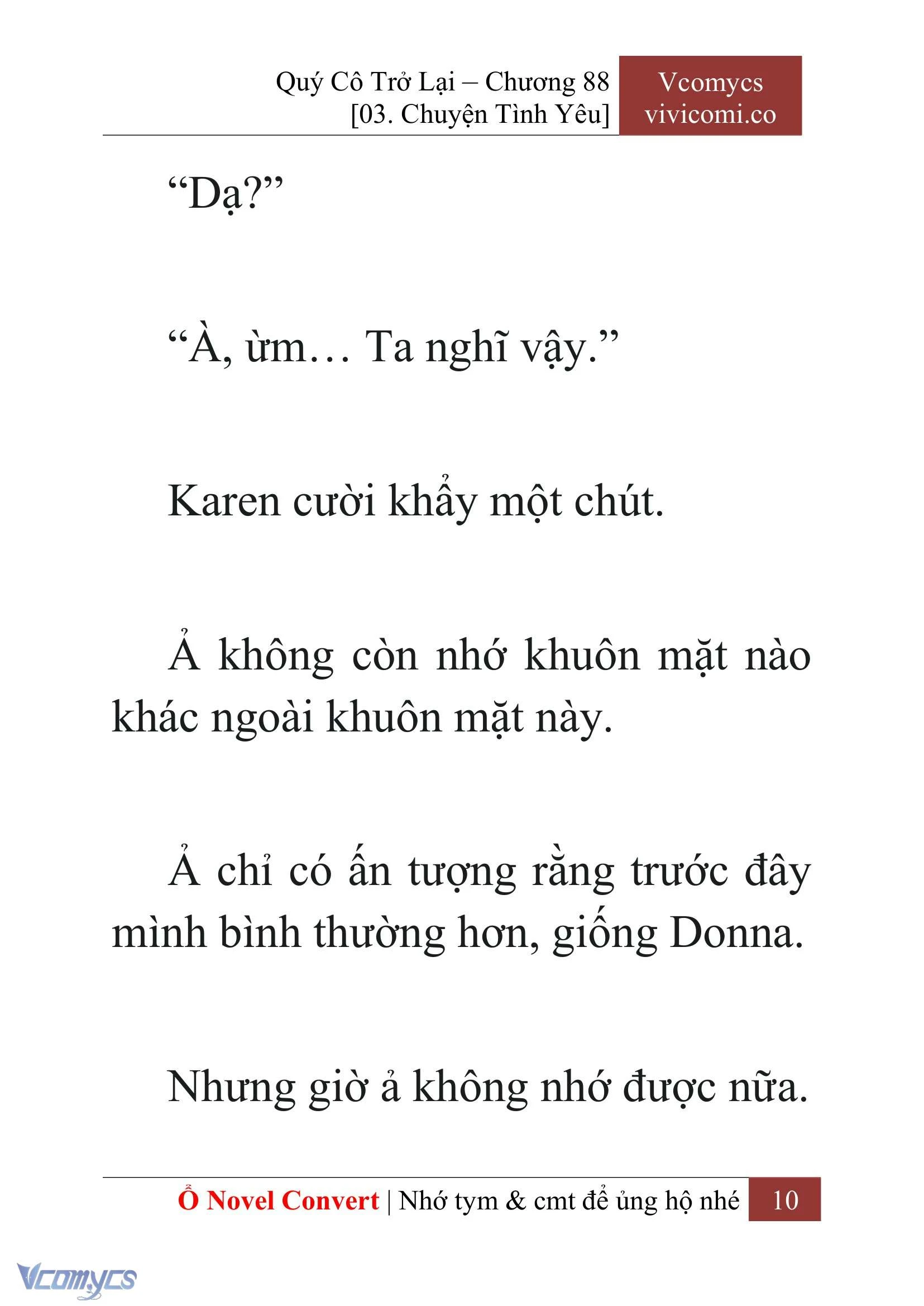 [Novel] Quý Cô Trở Lại Chapter  88 - 12