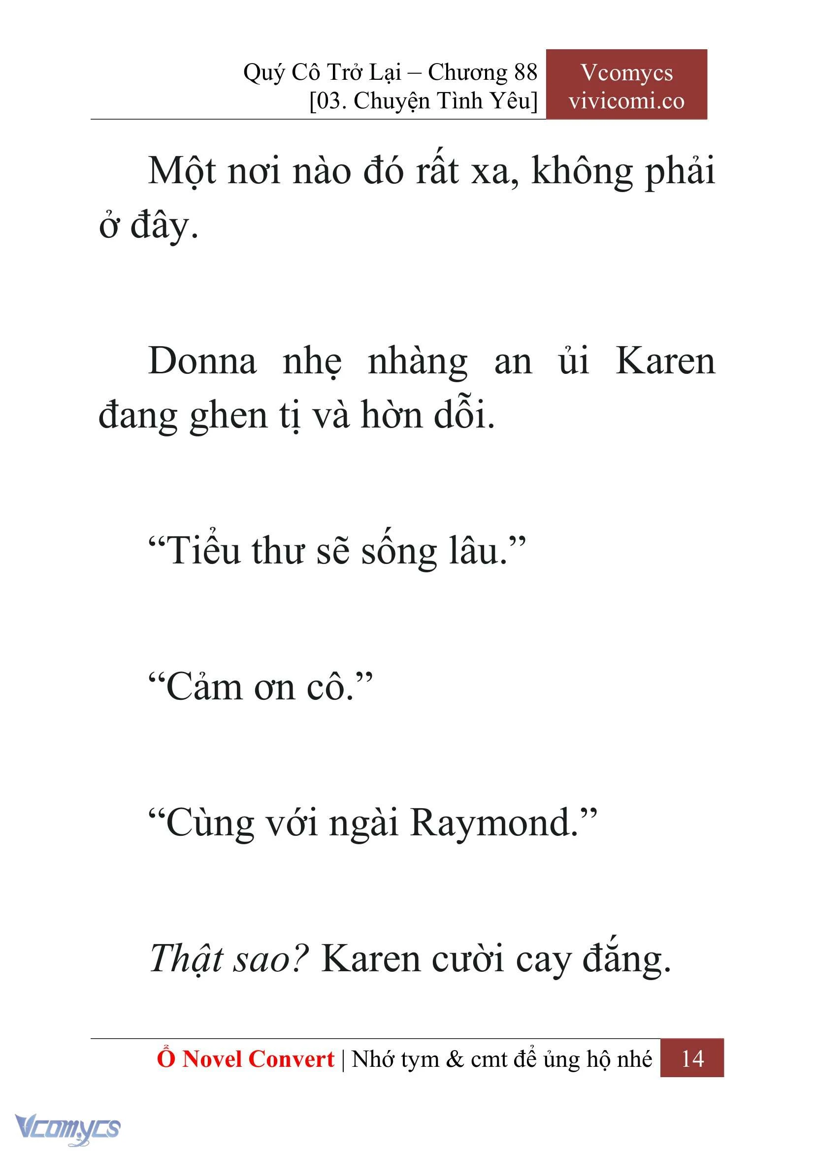 [Novel] Quý Cô Trở Lại Chapter  88 - 16