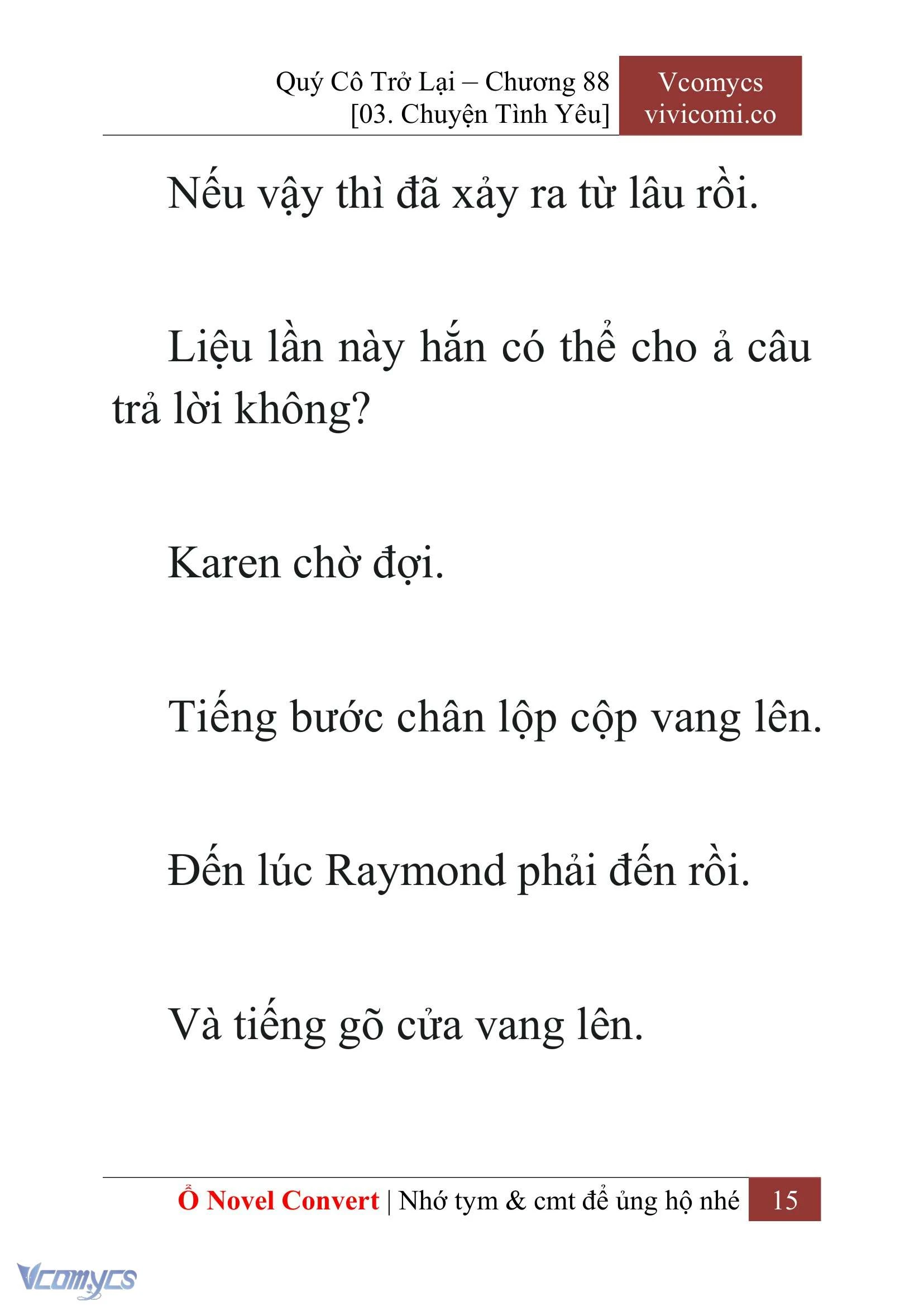 [Novel] Quý Cô Trở Lại Chapter  88 - 17