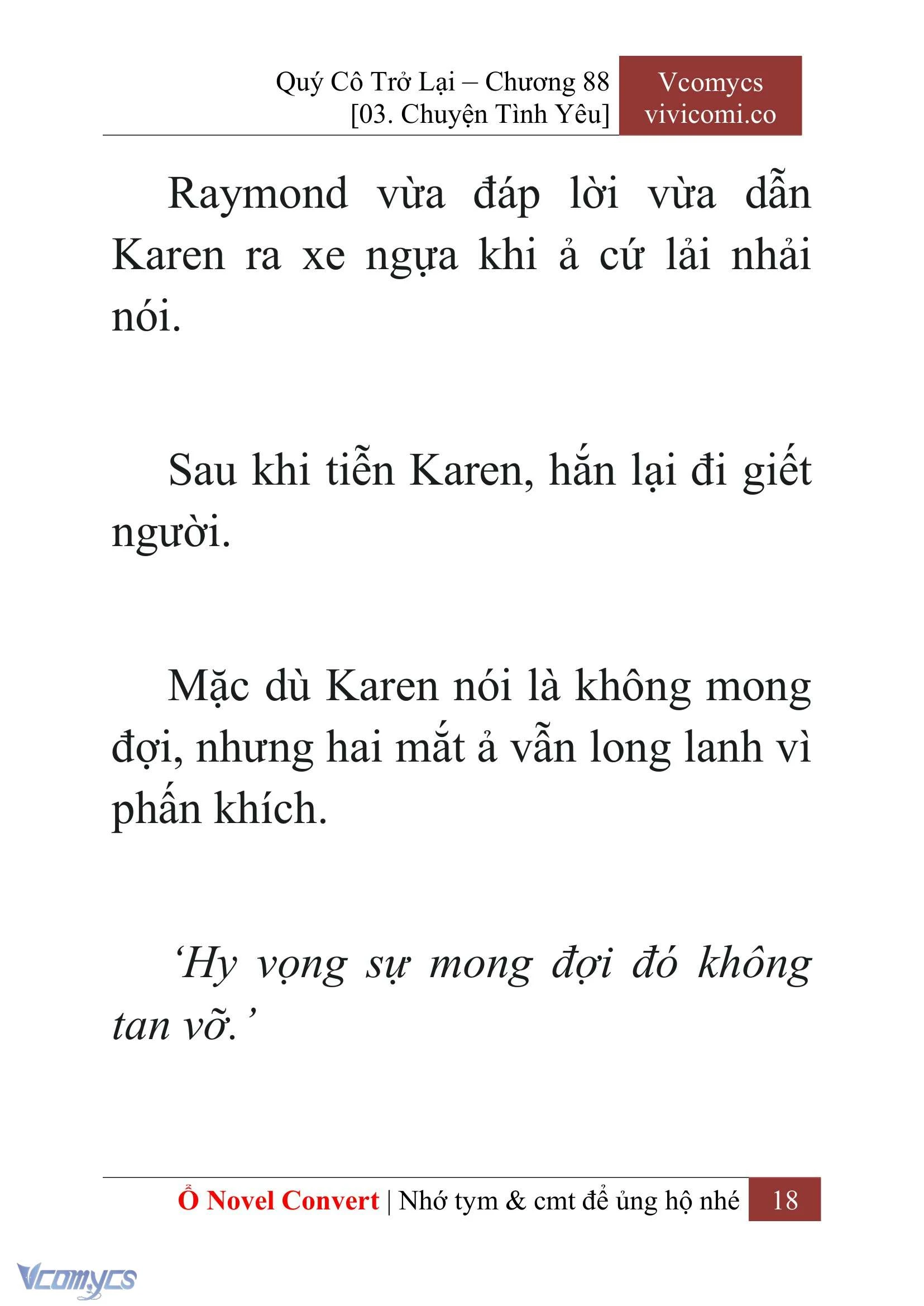 [Novel] Quý Cô Trở Lại Chapter  88 - 20