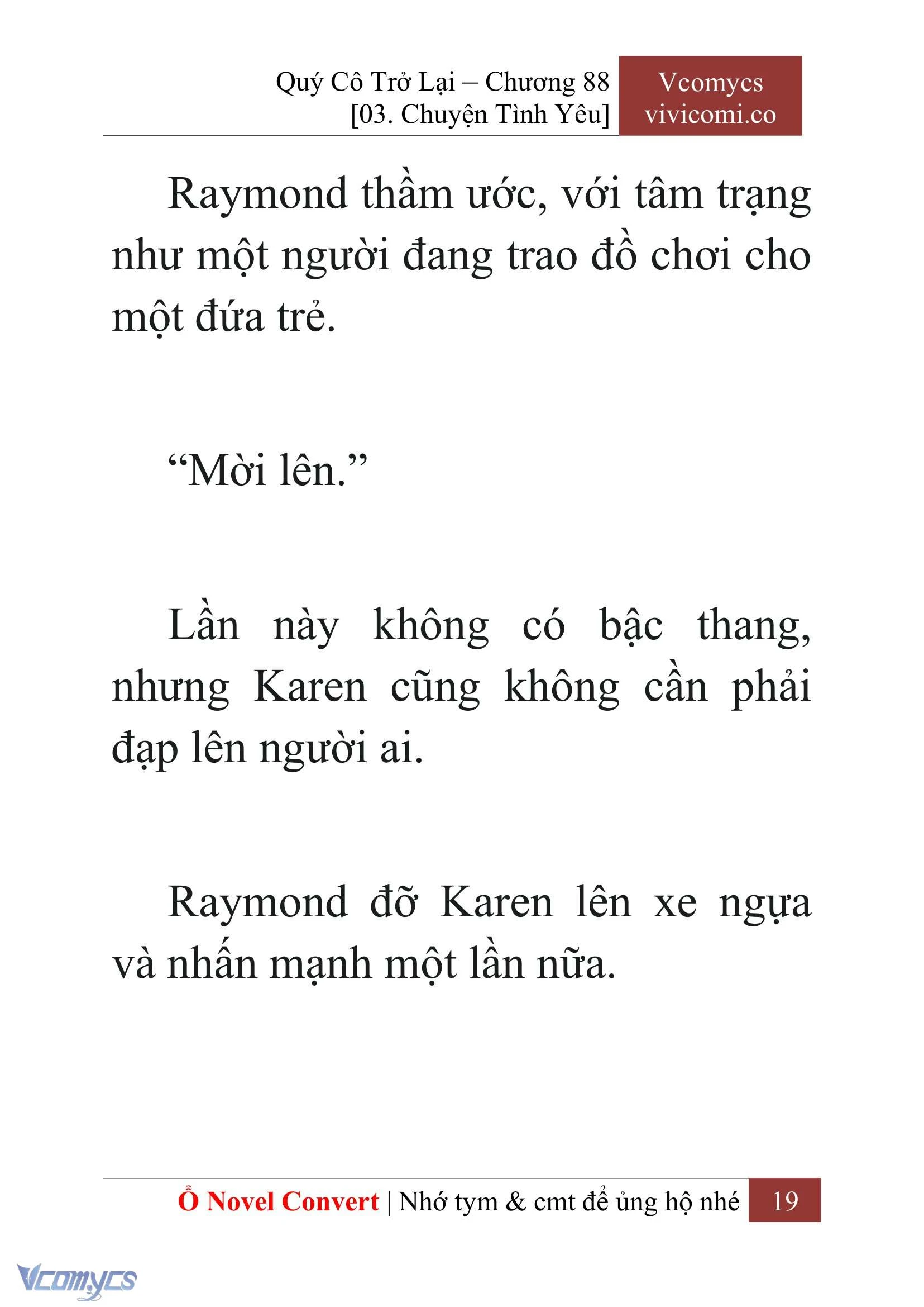 [Novel] Quý Cô Trở Lại Chapter  88 - 21