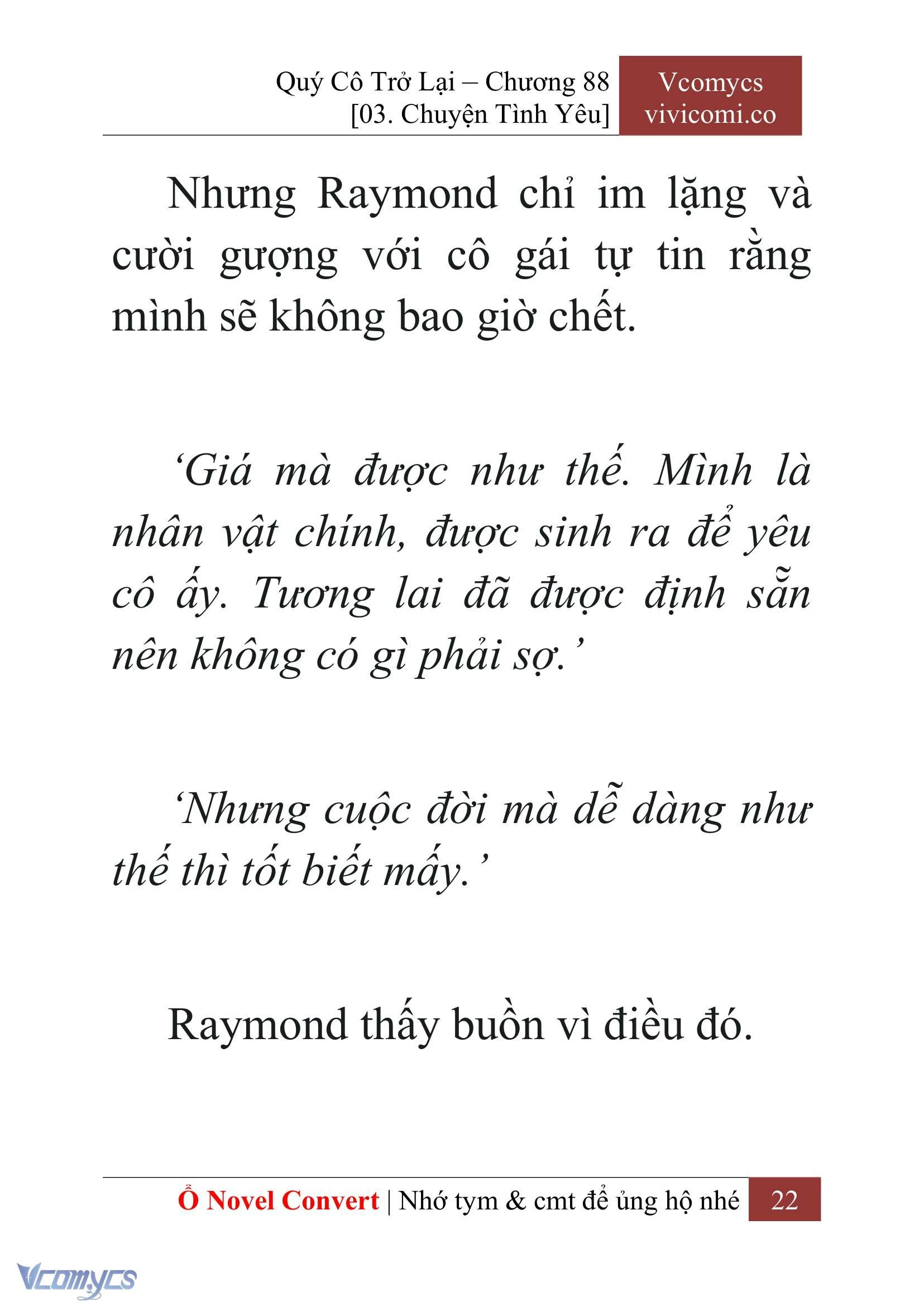 [Novel] Quý Cô Trở Lại Chapter  88 - 24