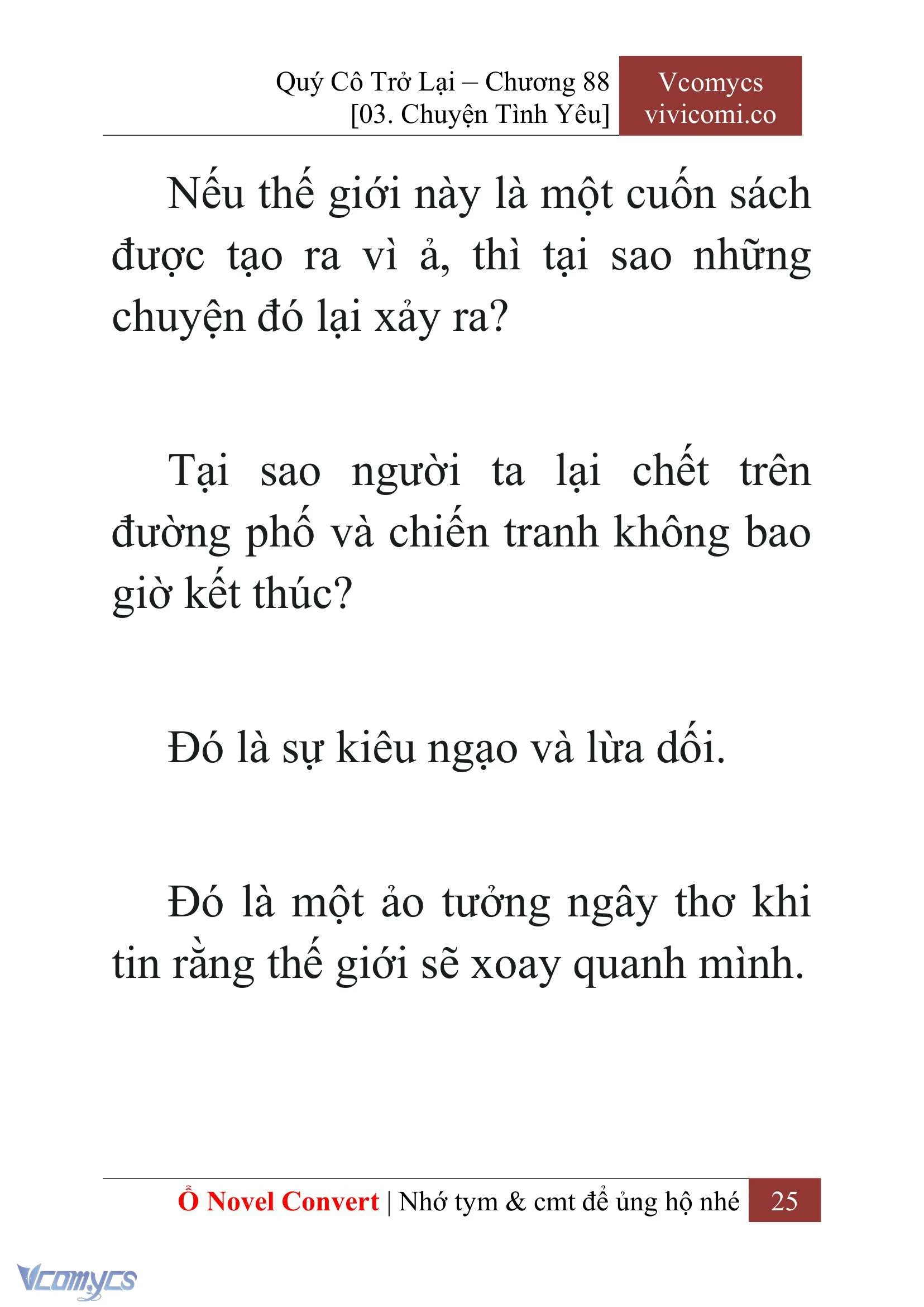 [Novel] Quý Cô Trở Lại Chapter  88 - 27
