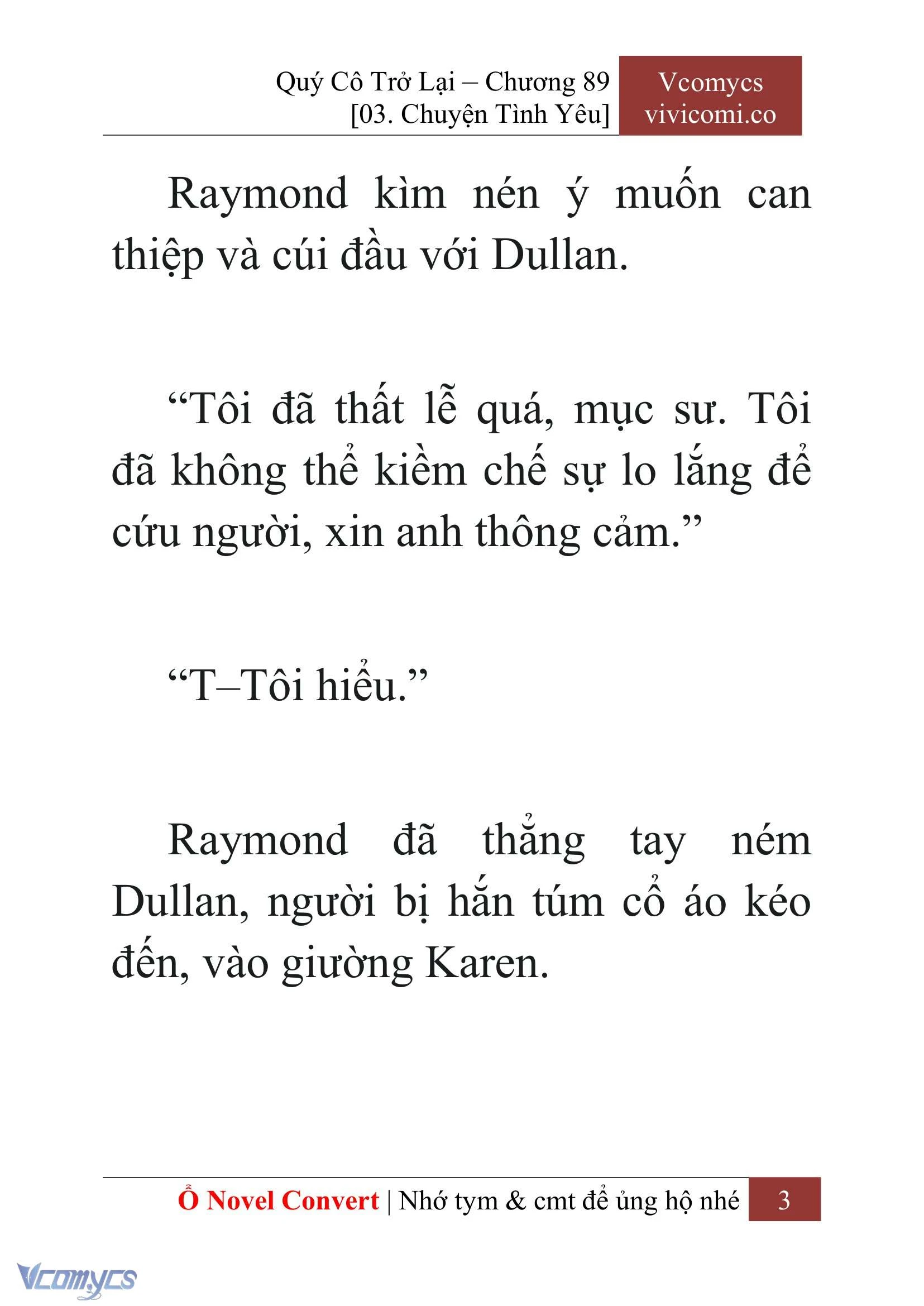 [Novel] Quý Cô Trở Lại Chapter  89 - 5
