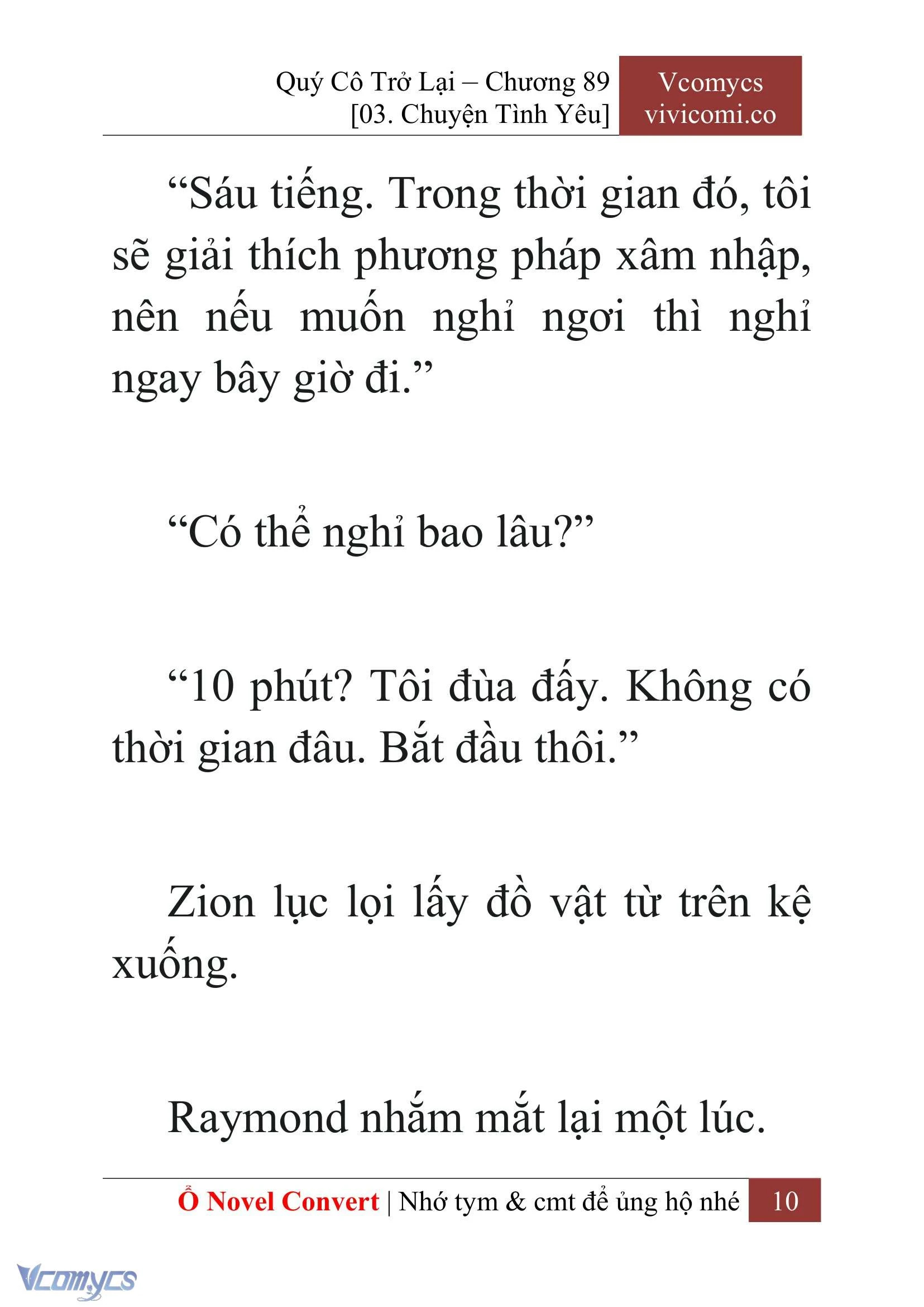 [Novel] Quý Cô Trở Lại Chapter  89 - 12