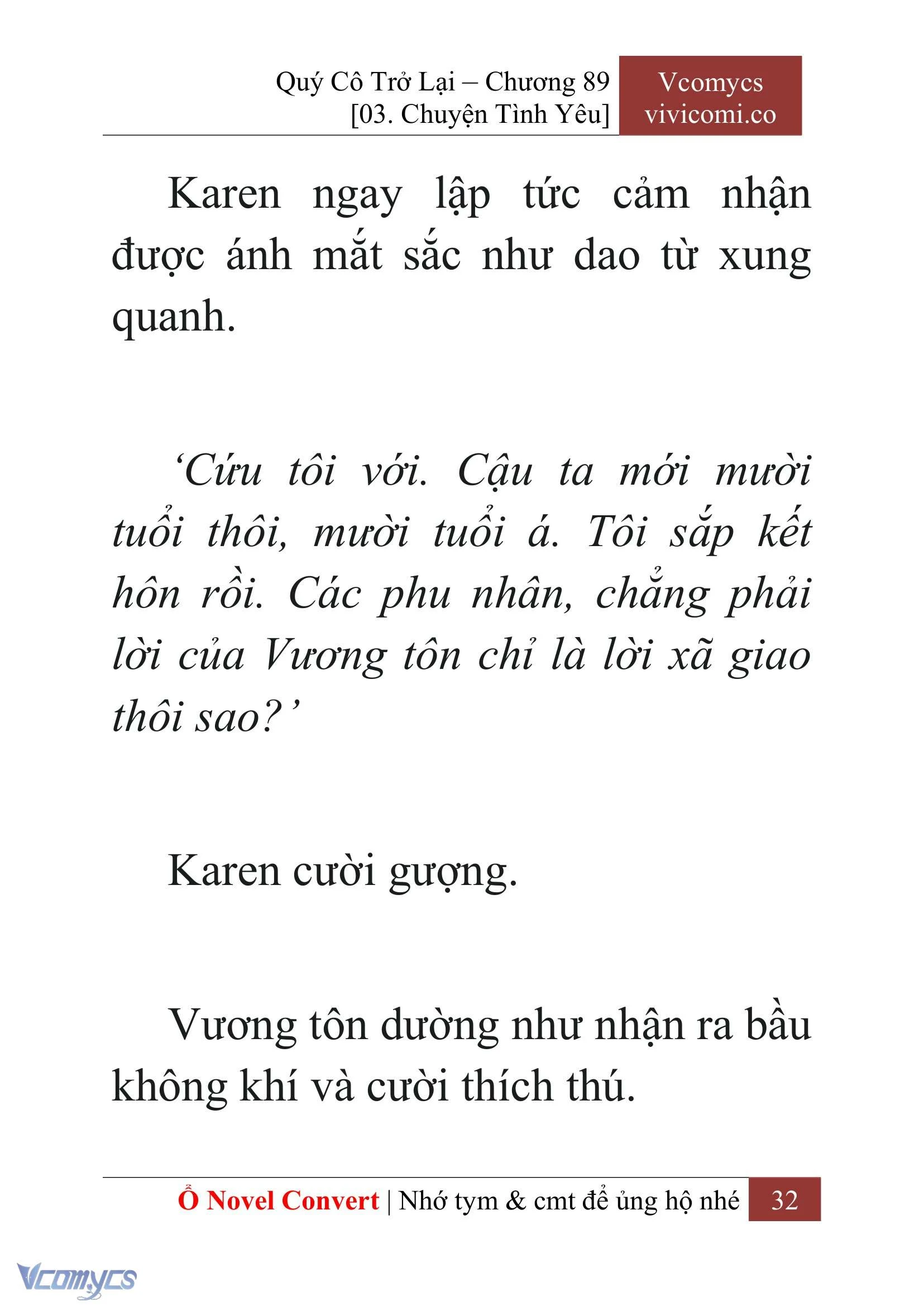[Novel] Quý Cô Trở Lại Chapter  89 - 34