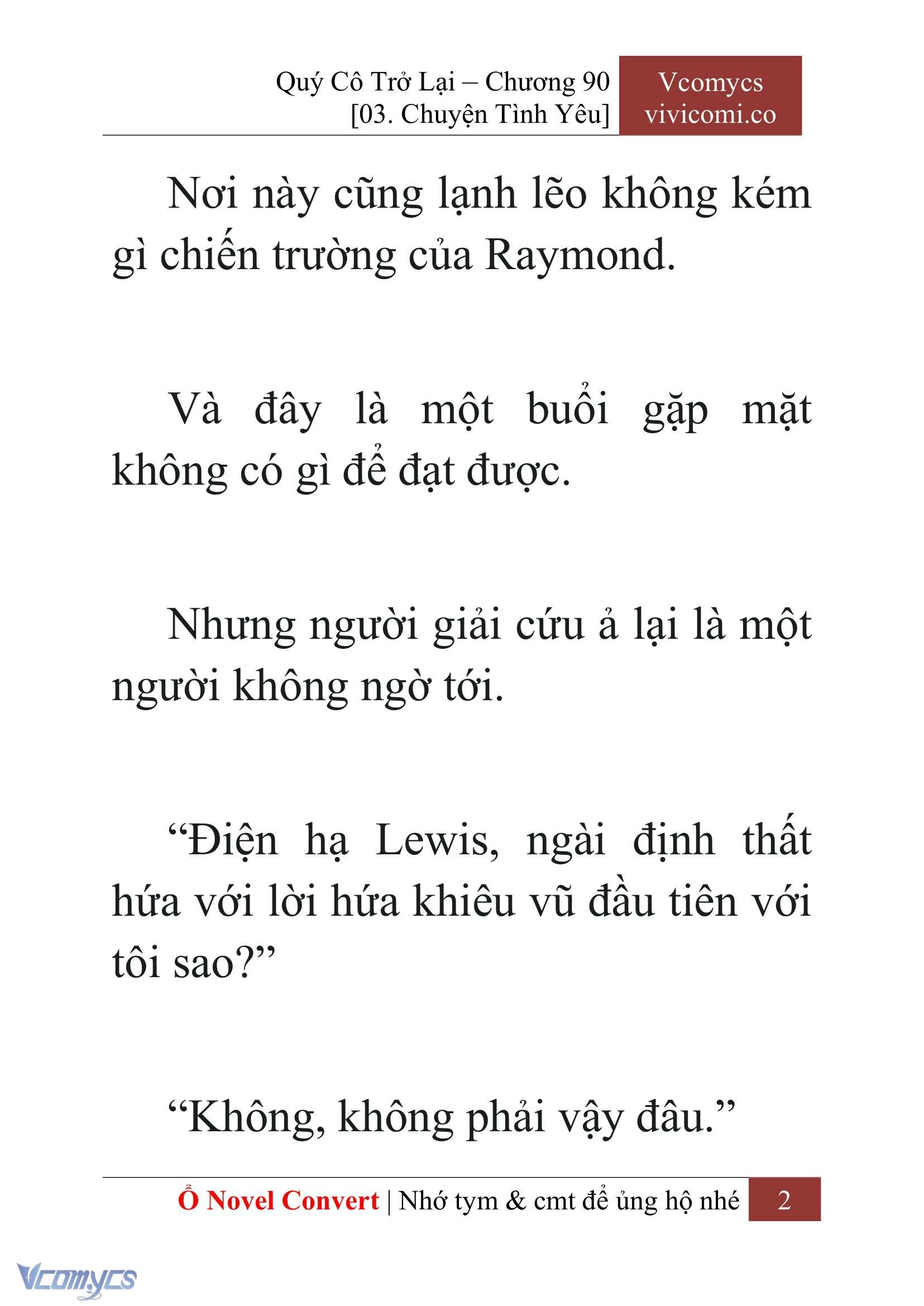 [Novel] Quý Cô Trở Lại Chapter  90 - 4