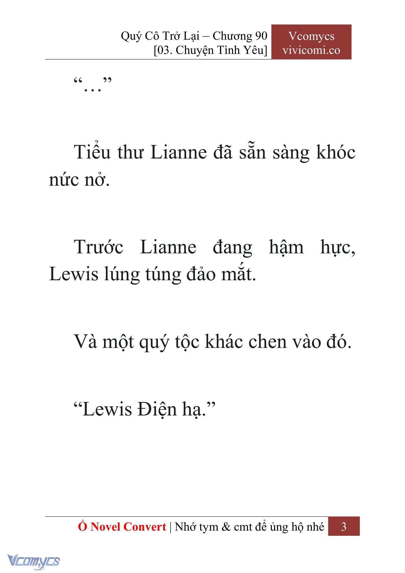 [Novel] Quý Cô Trở Lại Chapter  90 - 5