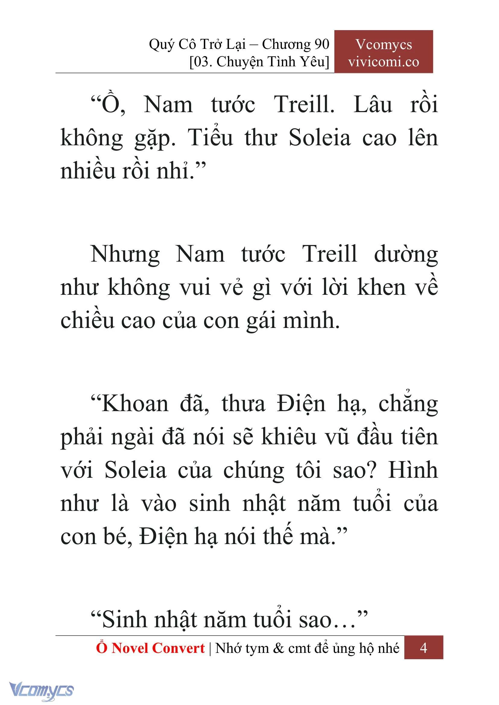 [Novel] Quý Cô Trở Lại Chapter  90 - 6