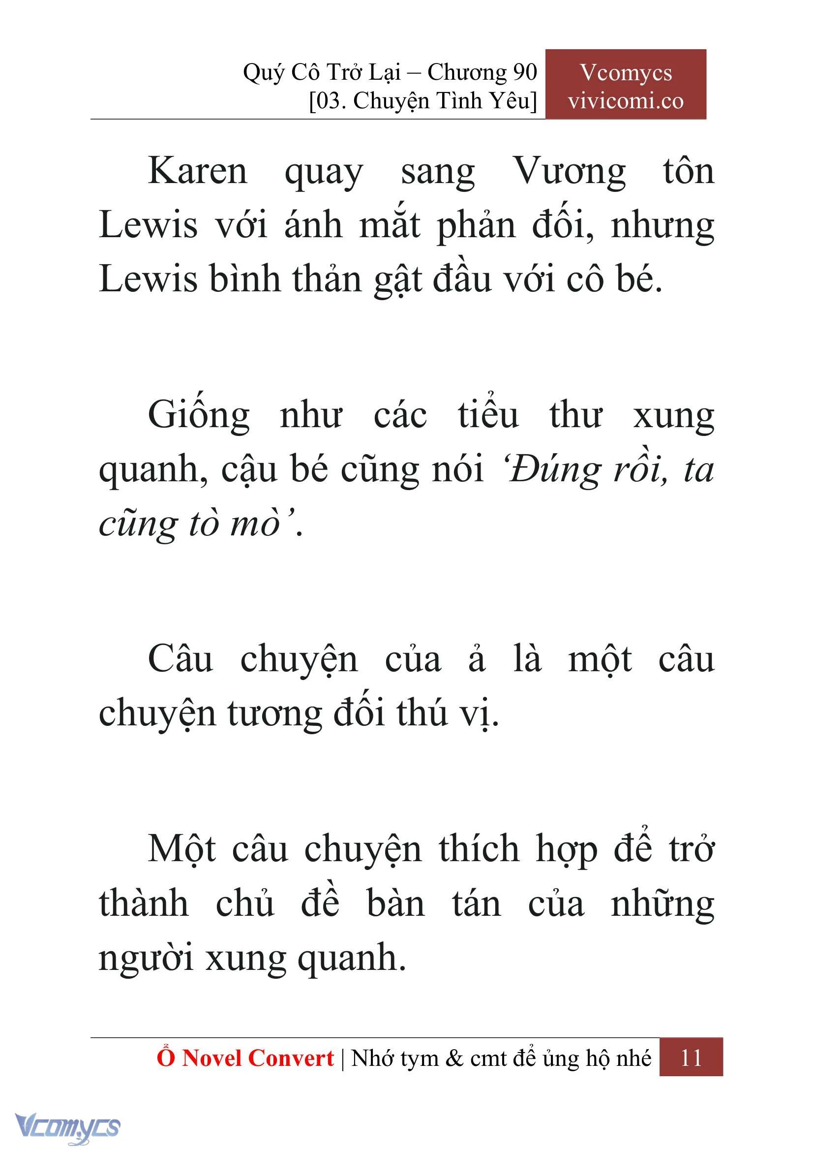 [Novel] Quý Cô Trở Lại Chapter  90 - 13