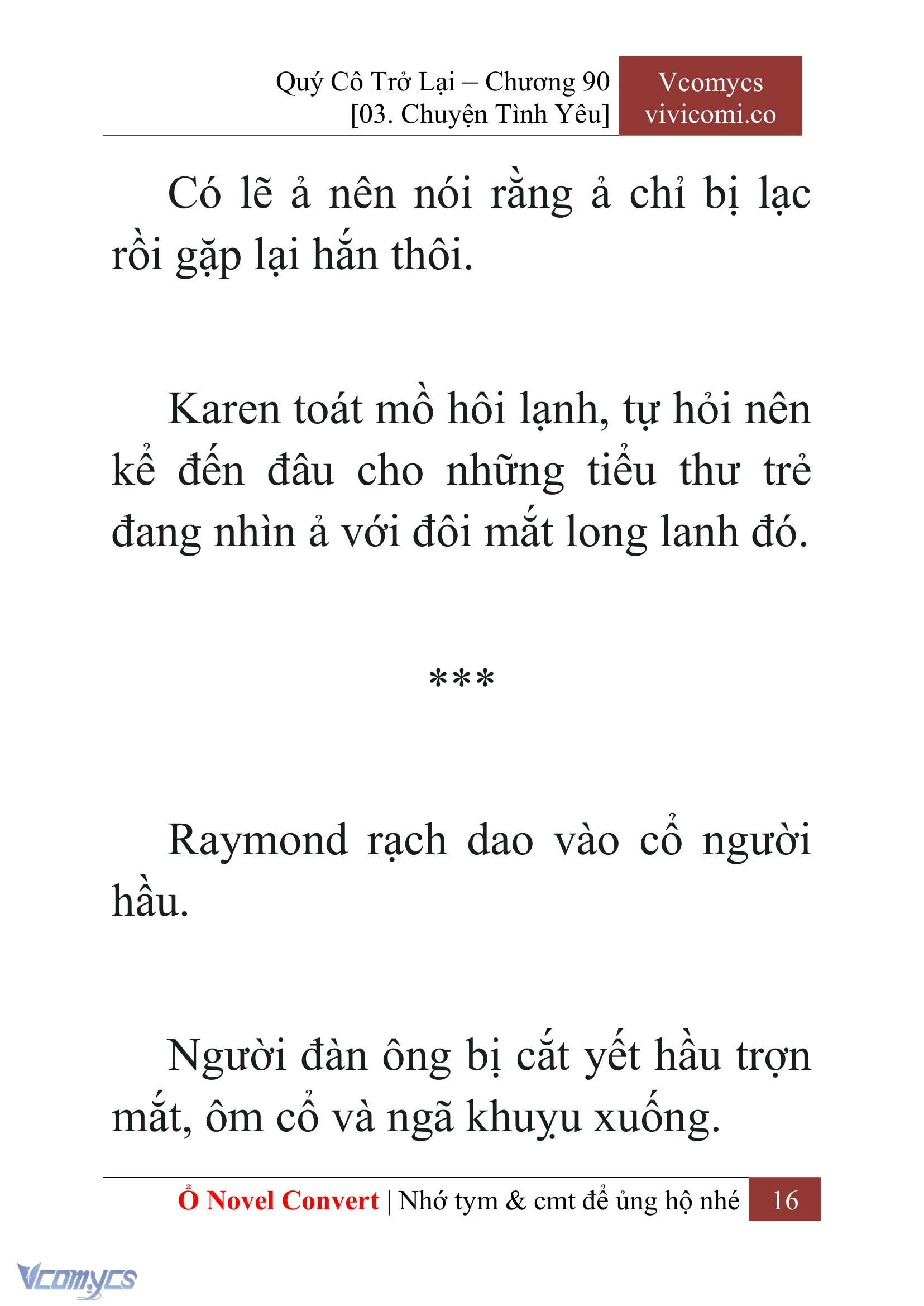 [Novel] Quý Cô Trở Lại Chapter  90 - 18