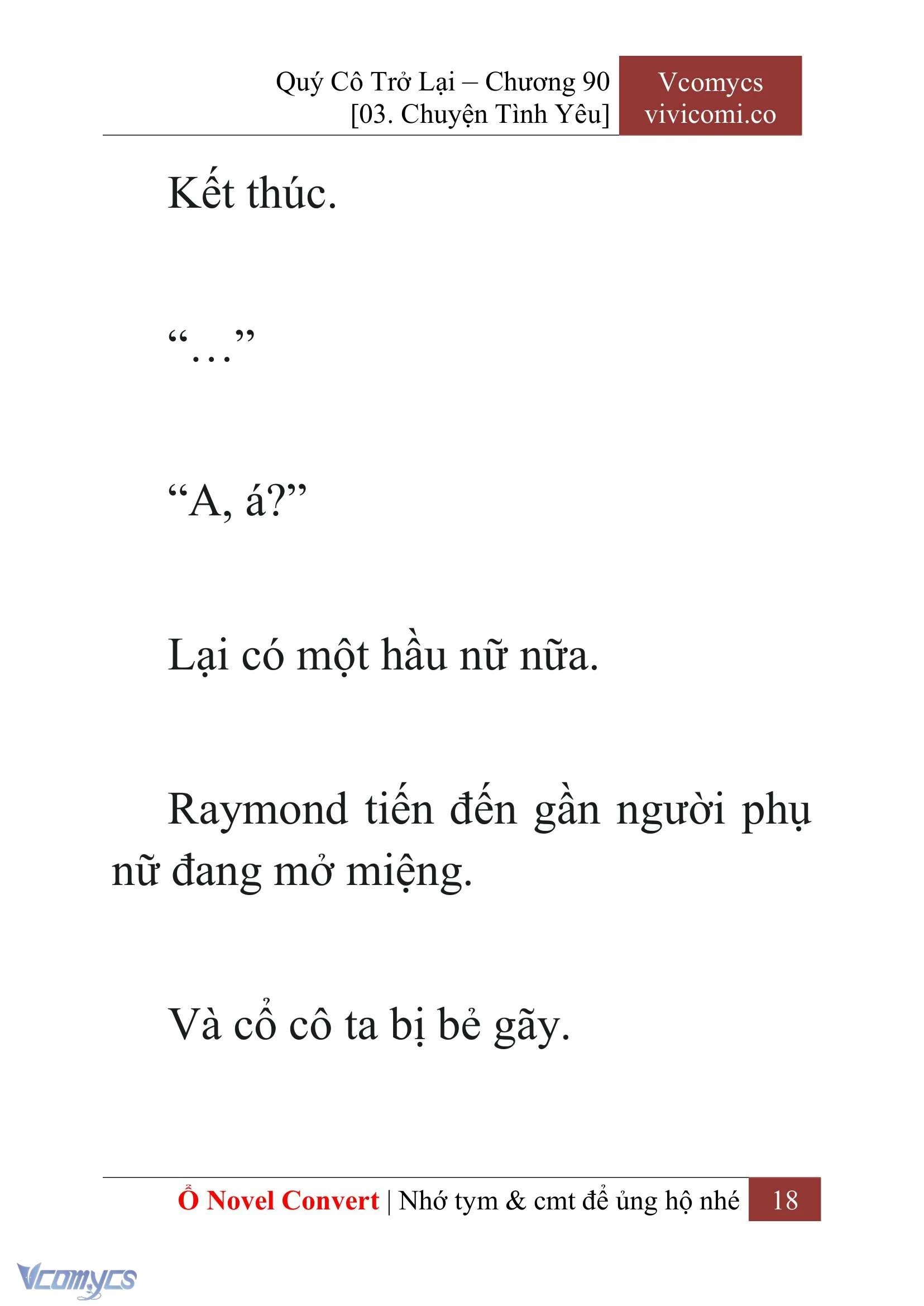 [Novel] Quý Cô Trở Lại Chapter  90 - 20